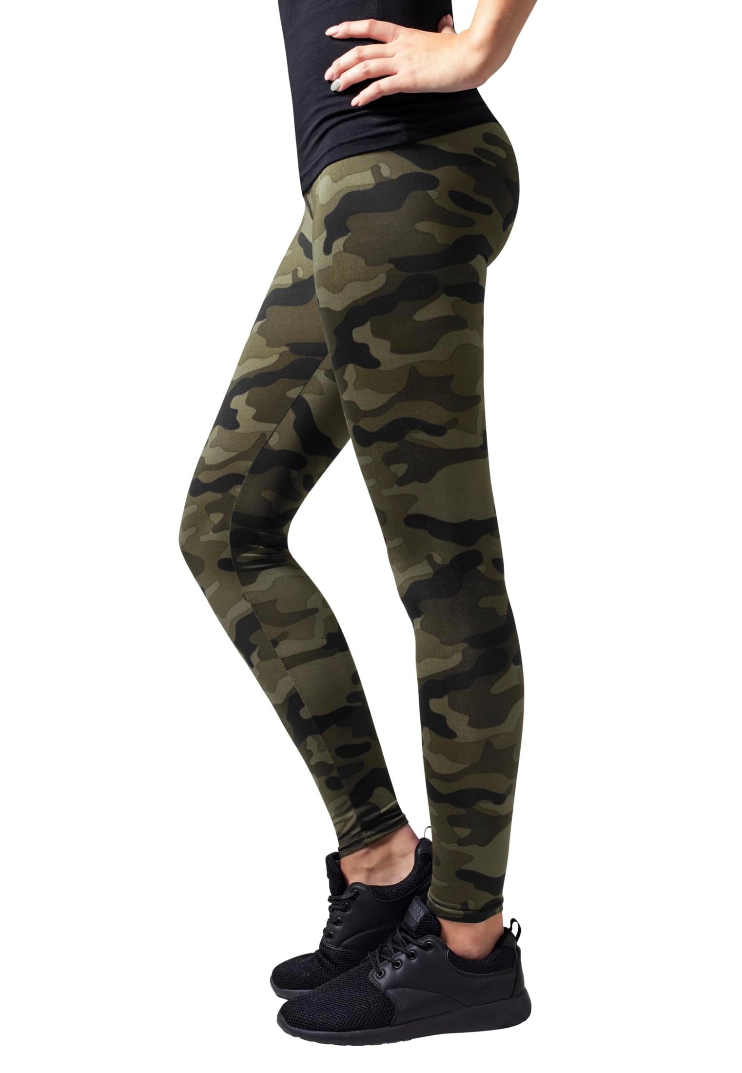 Urban Classics - Camo Wood Camo - Leggings | Women-Image