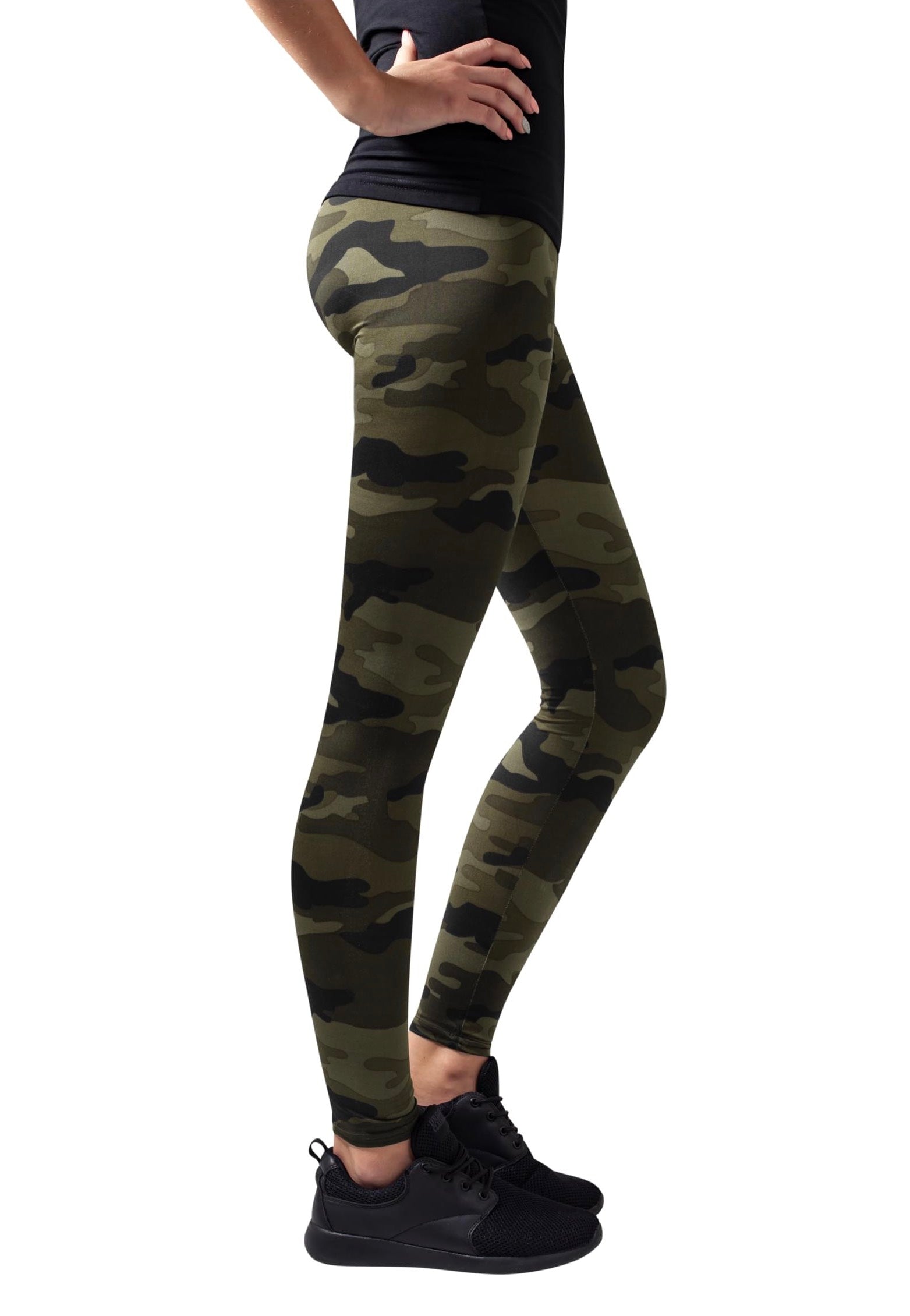 Urban Classics - Camo Wood Camo - Leggings | Women-Image