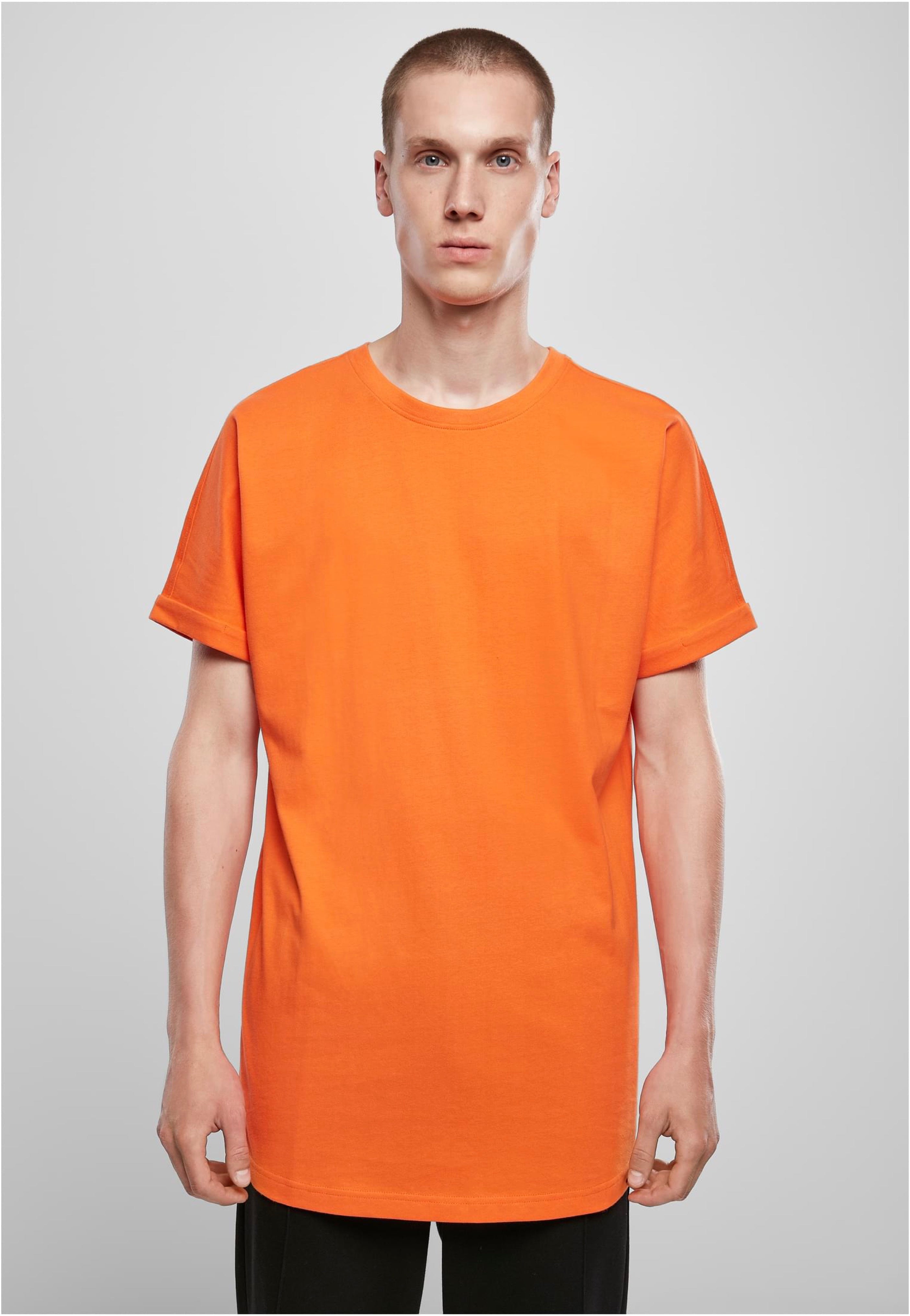 Urban Classics - Long Shaped Turnup Mandarin - T-Shirt | Men-Image