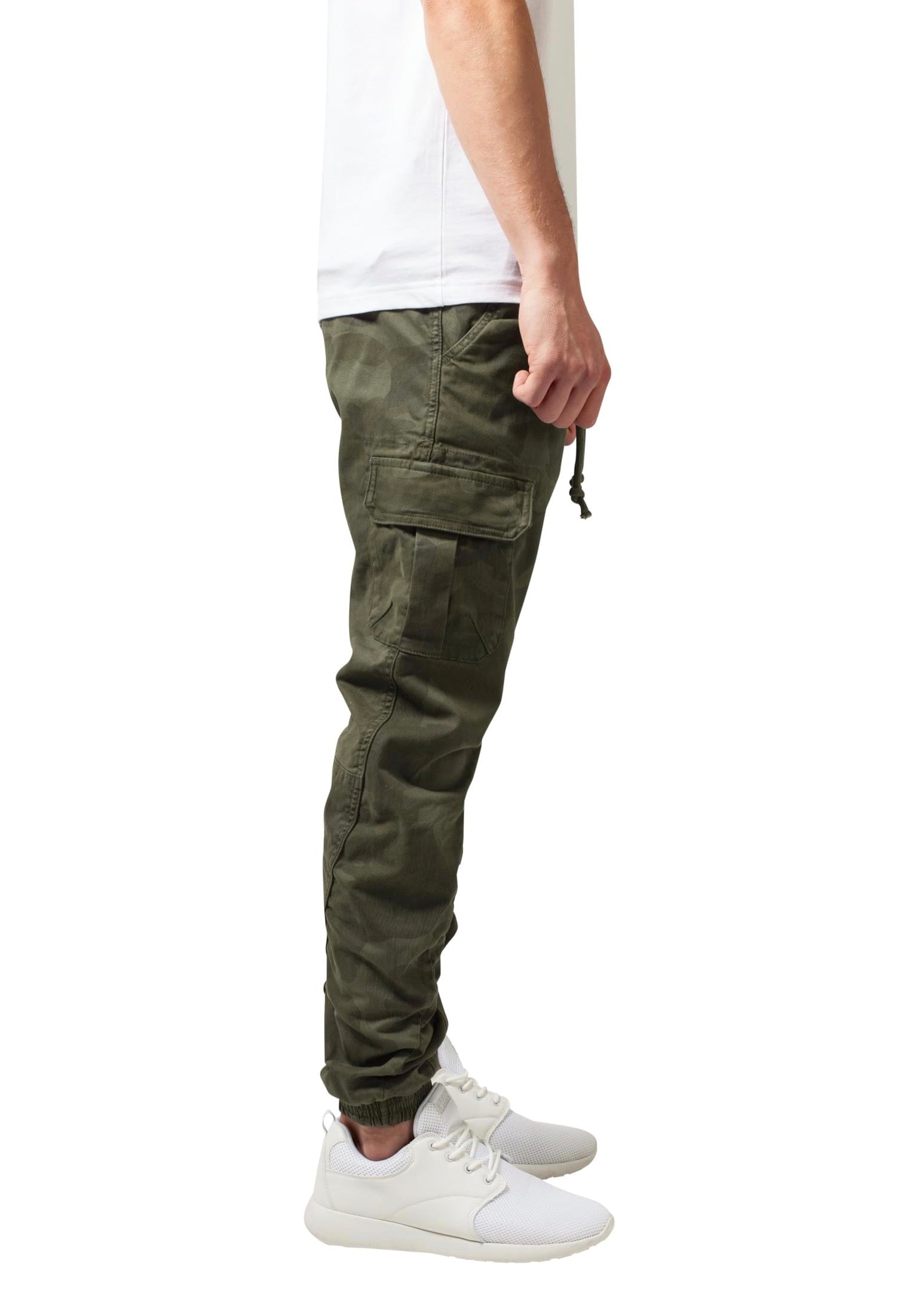 Urban Classics - Camo Cargo Olive Camouflage - Pants | Men-Image