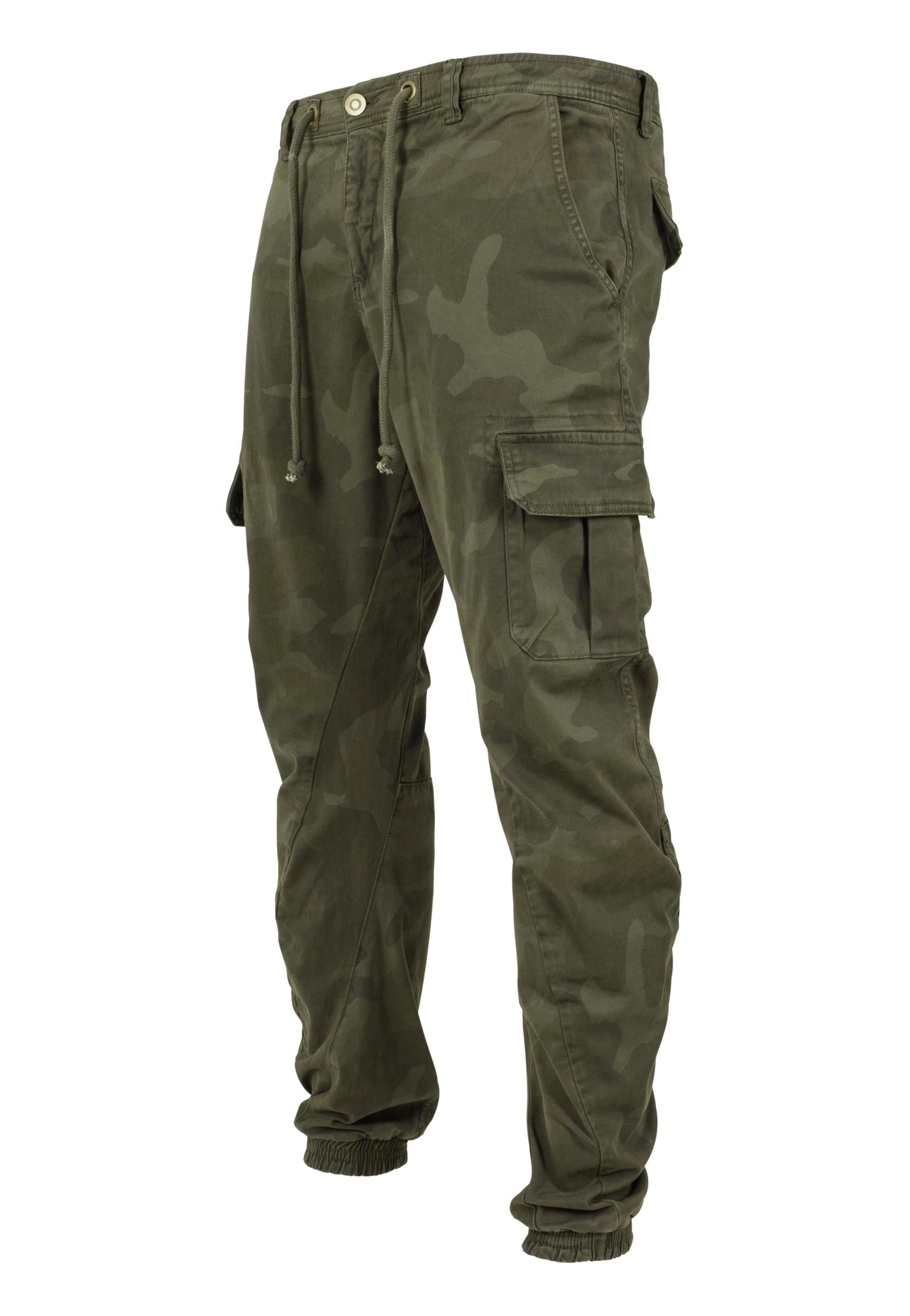 Urban Classics - Camo Cargo Olive Camouflage - Pants | Men-Image