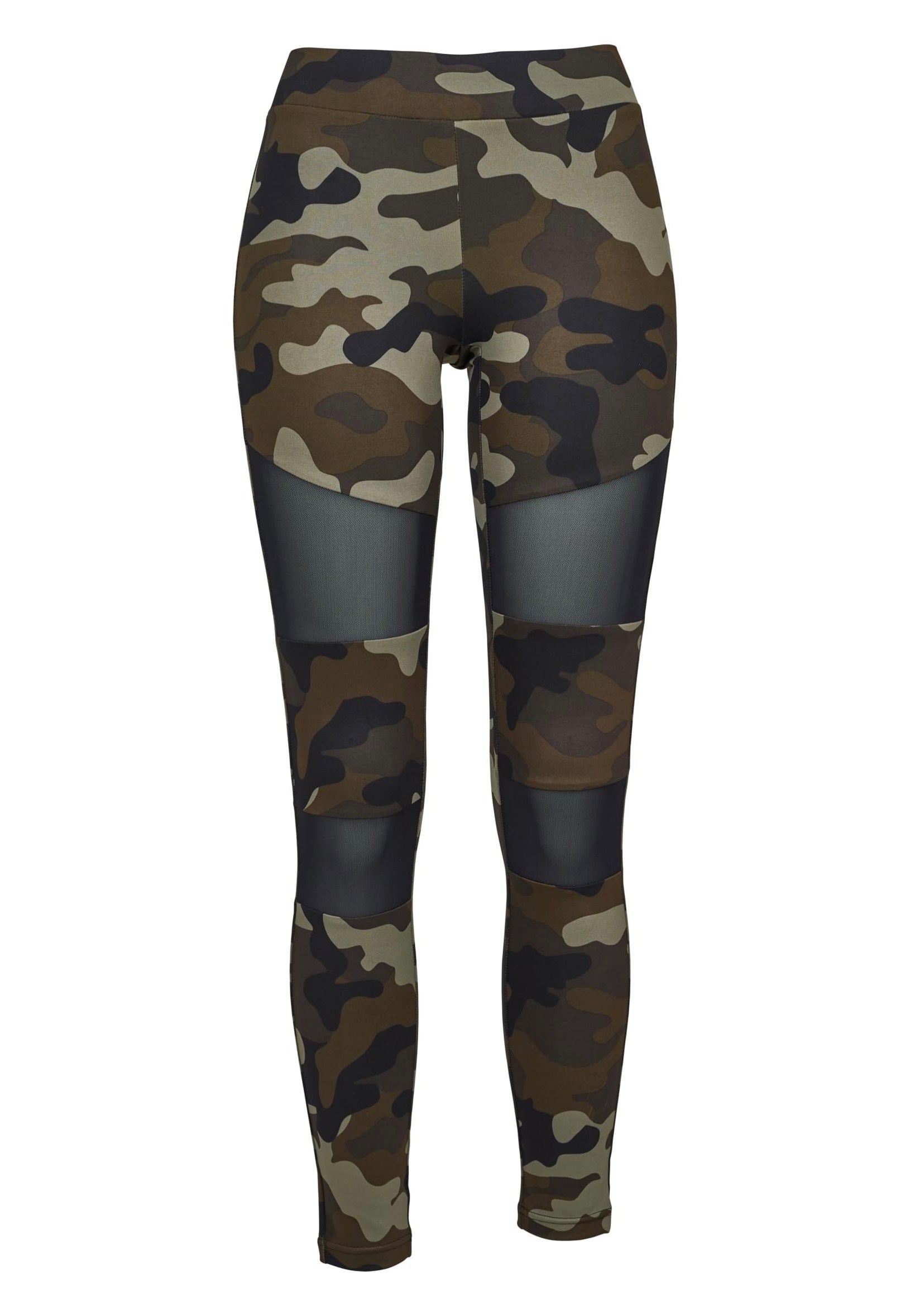 Urban Classics - Camo Tech Woodcamo/Black - Leggings | Women-Image