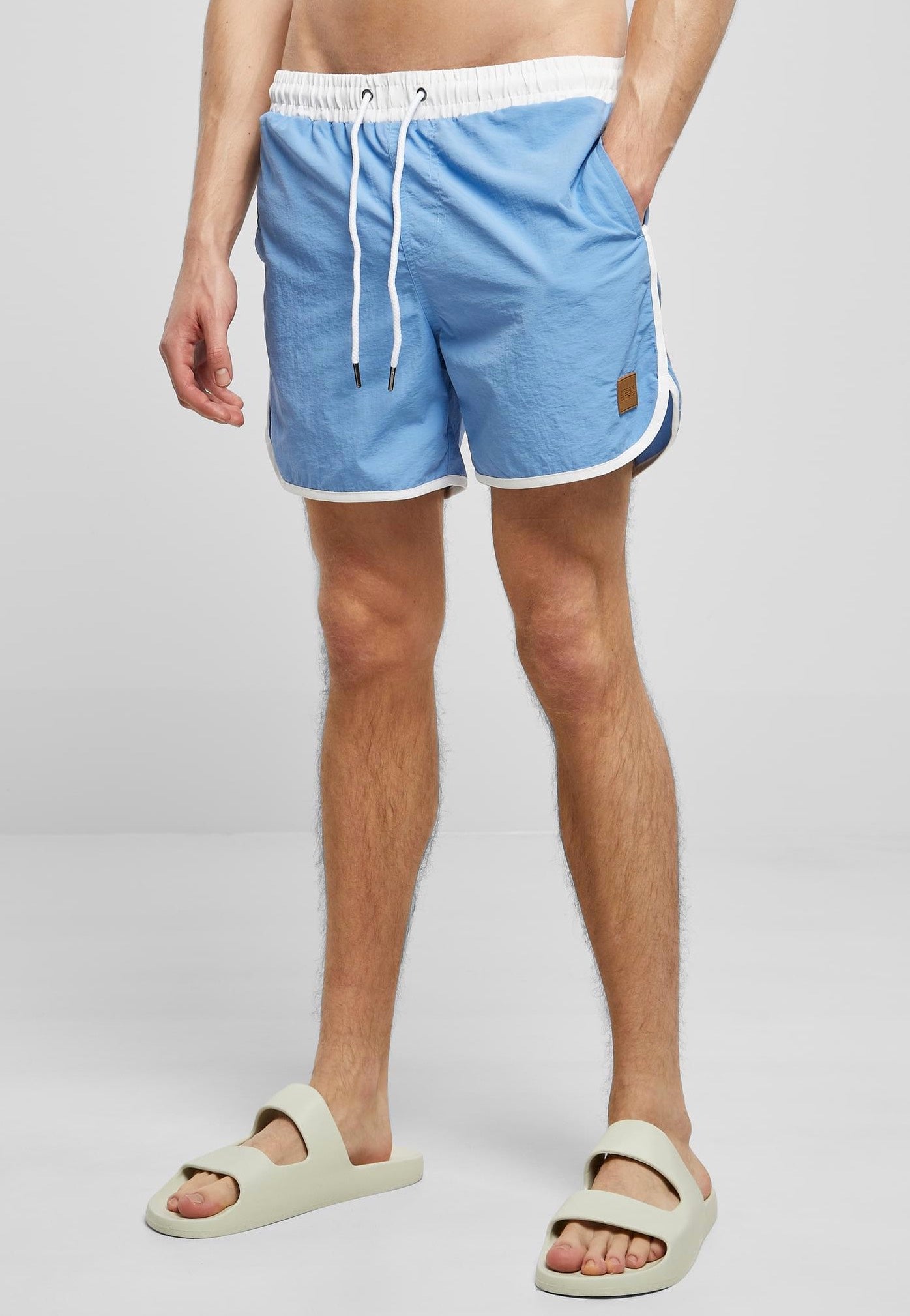 Urban Classics - Retro White/Horizonblue - Board Shorts | Men-Image