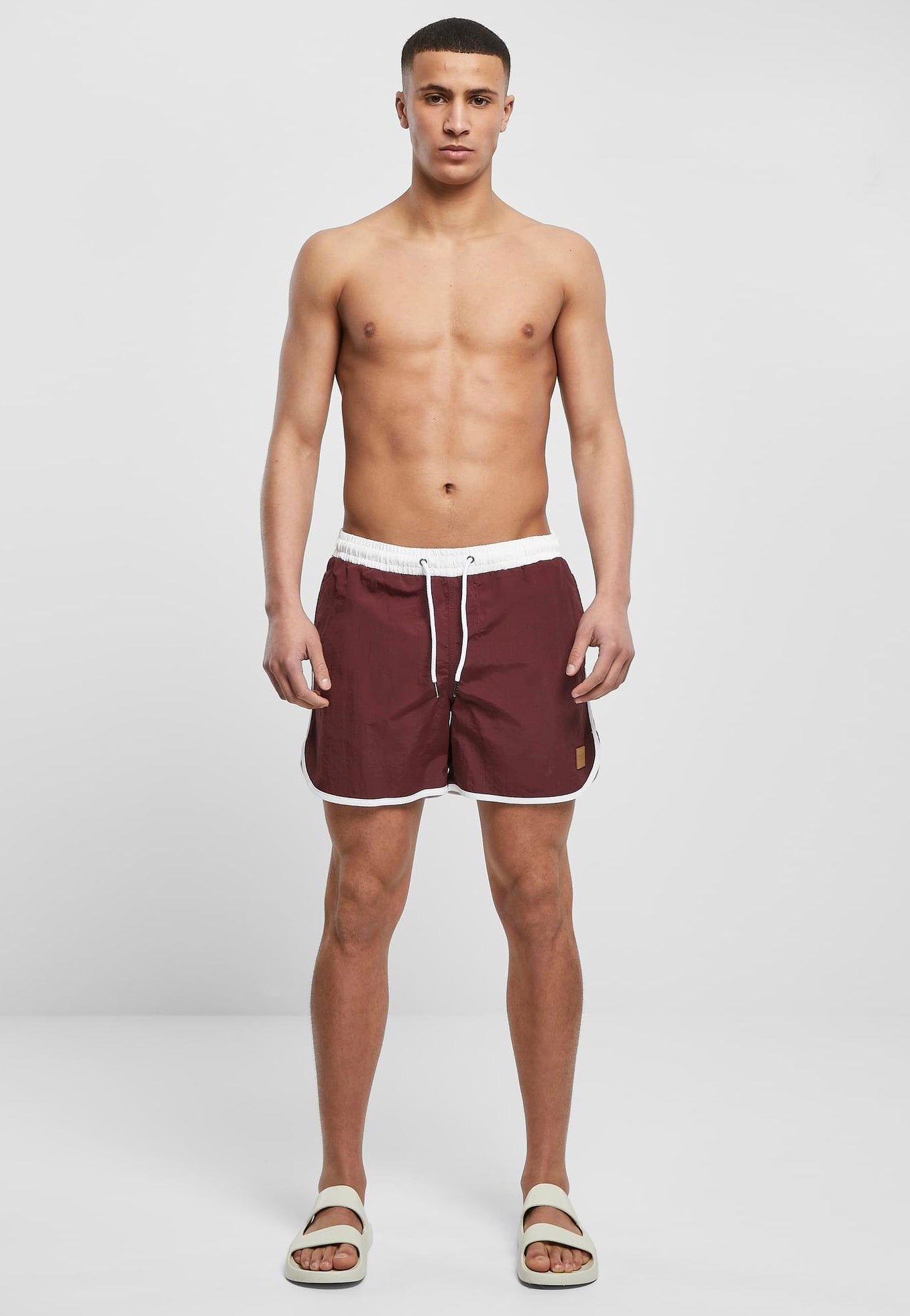 Urban Classics - Retro White/Cherry - Board Shorts | Men-Image