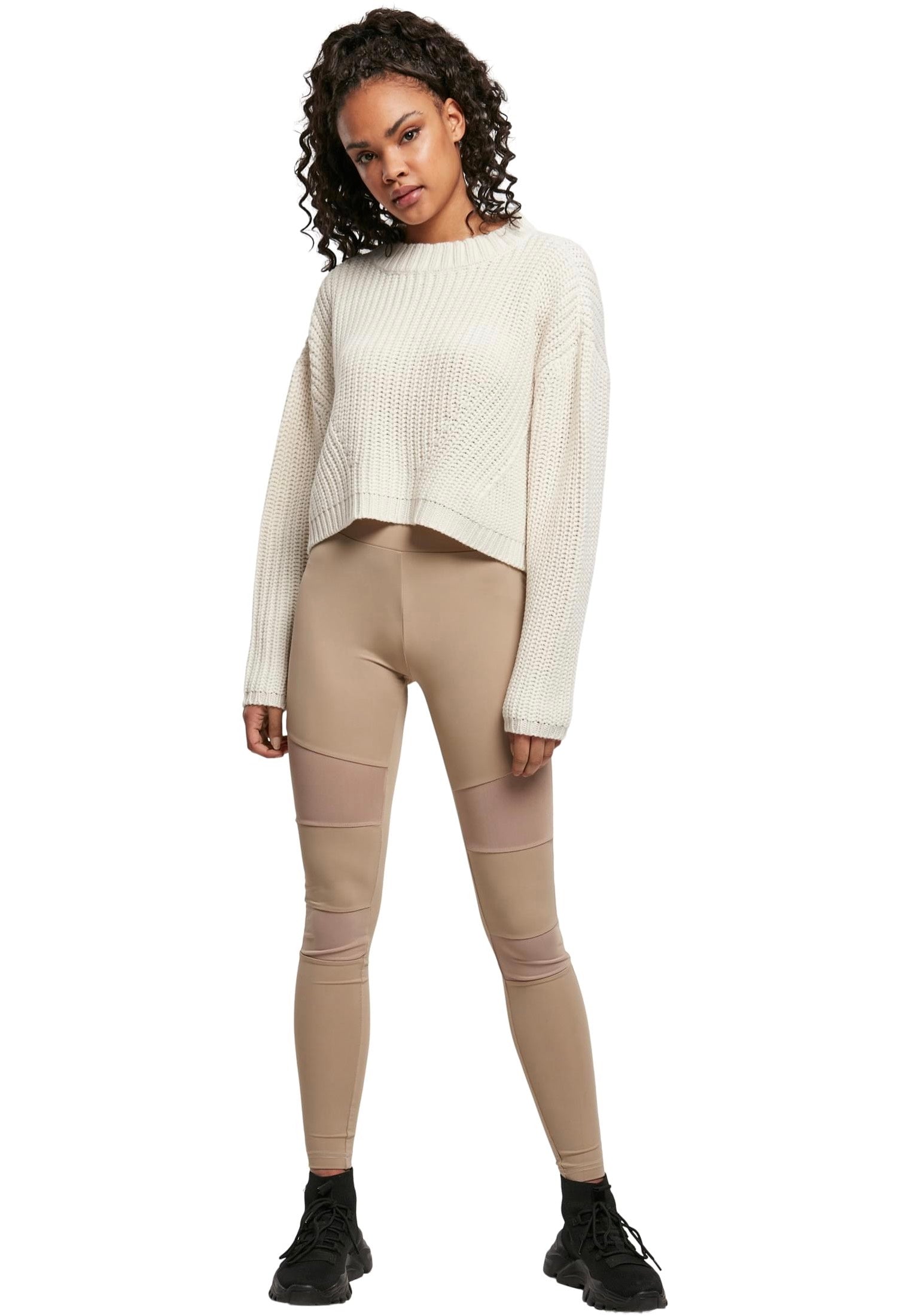 Urban Classics - Ladies Wide Oversize White Sand - Pullover | Women-Image