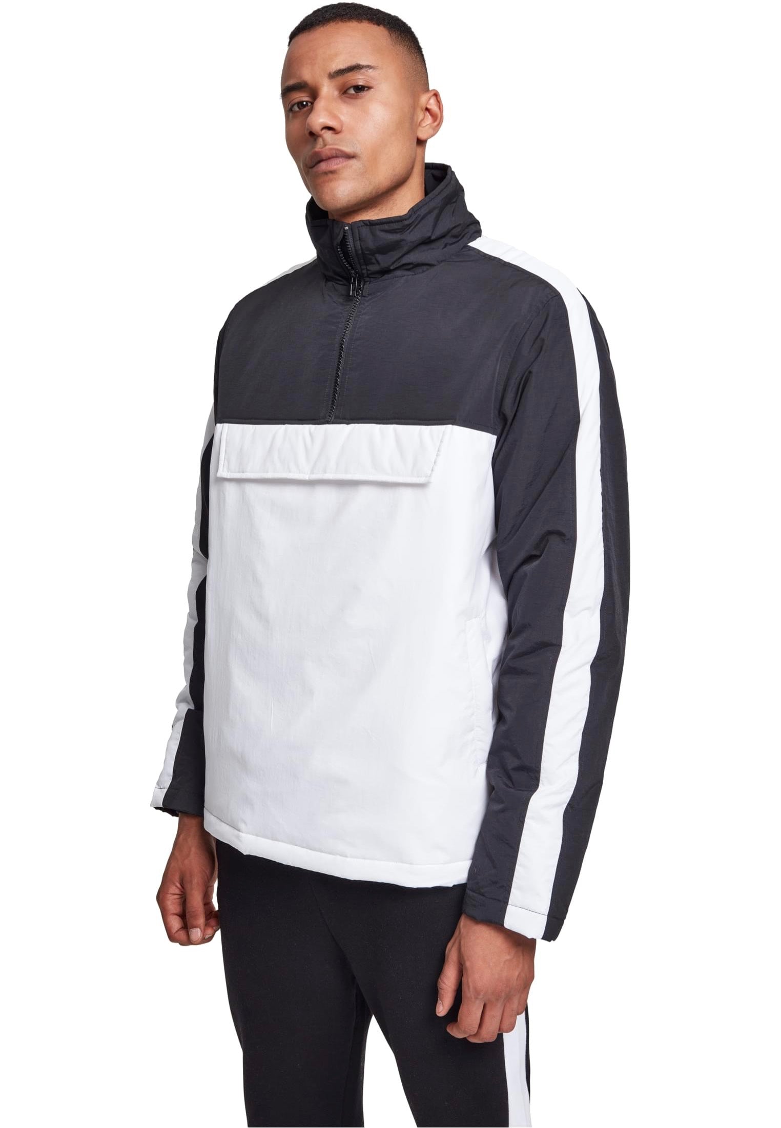 Urban Classics - 2-Tone Padded Pull Over White/Black - Jacket | Men-Image