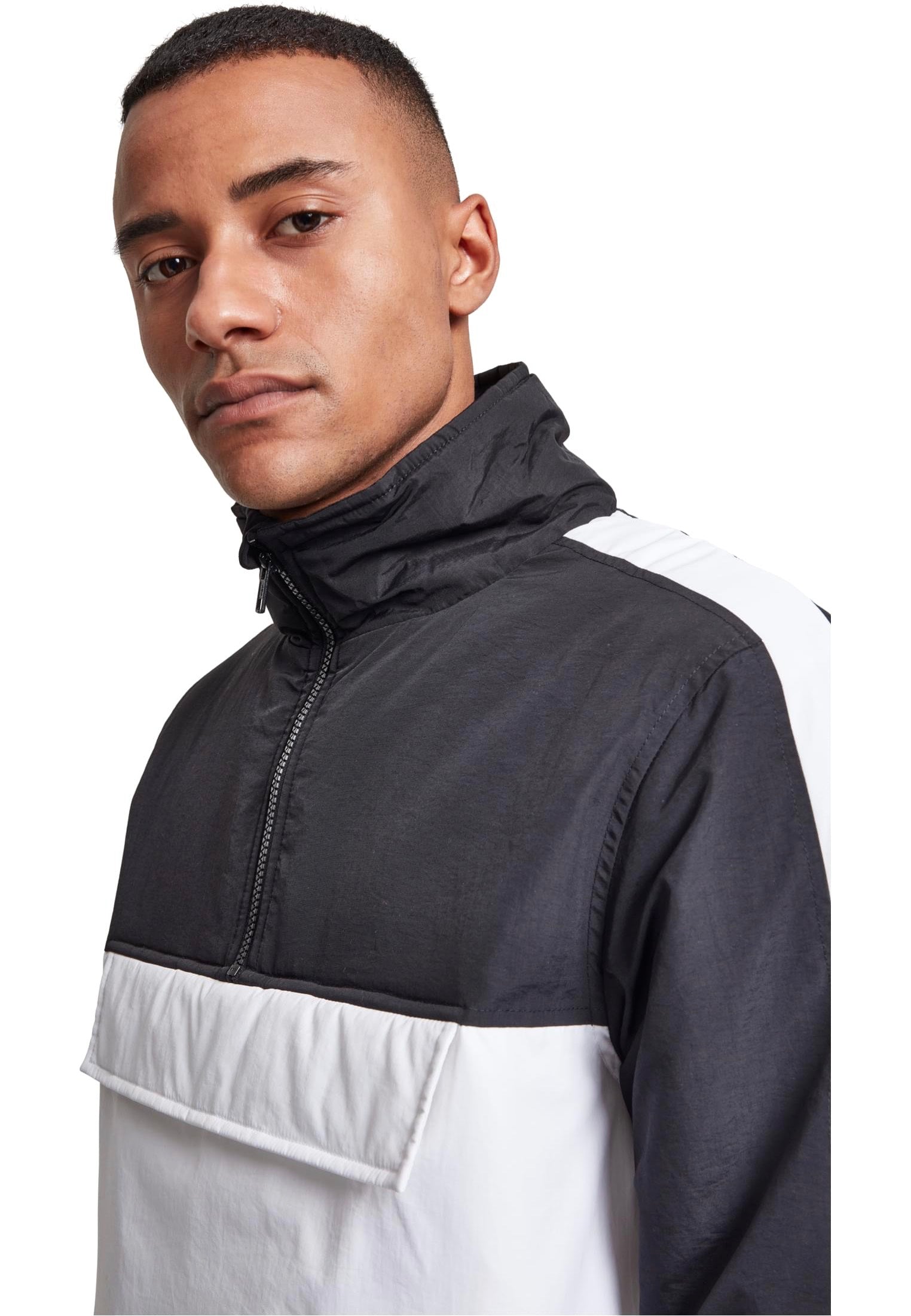 Urban Classics - 2-Tone Padded Pull Over White/Black - Jacket | Men-Image