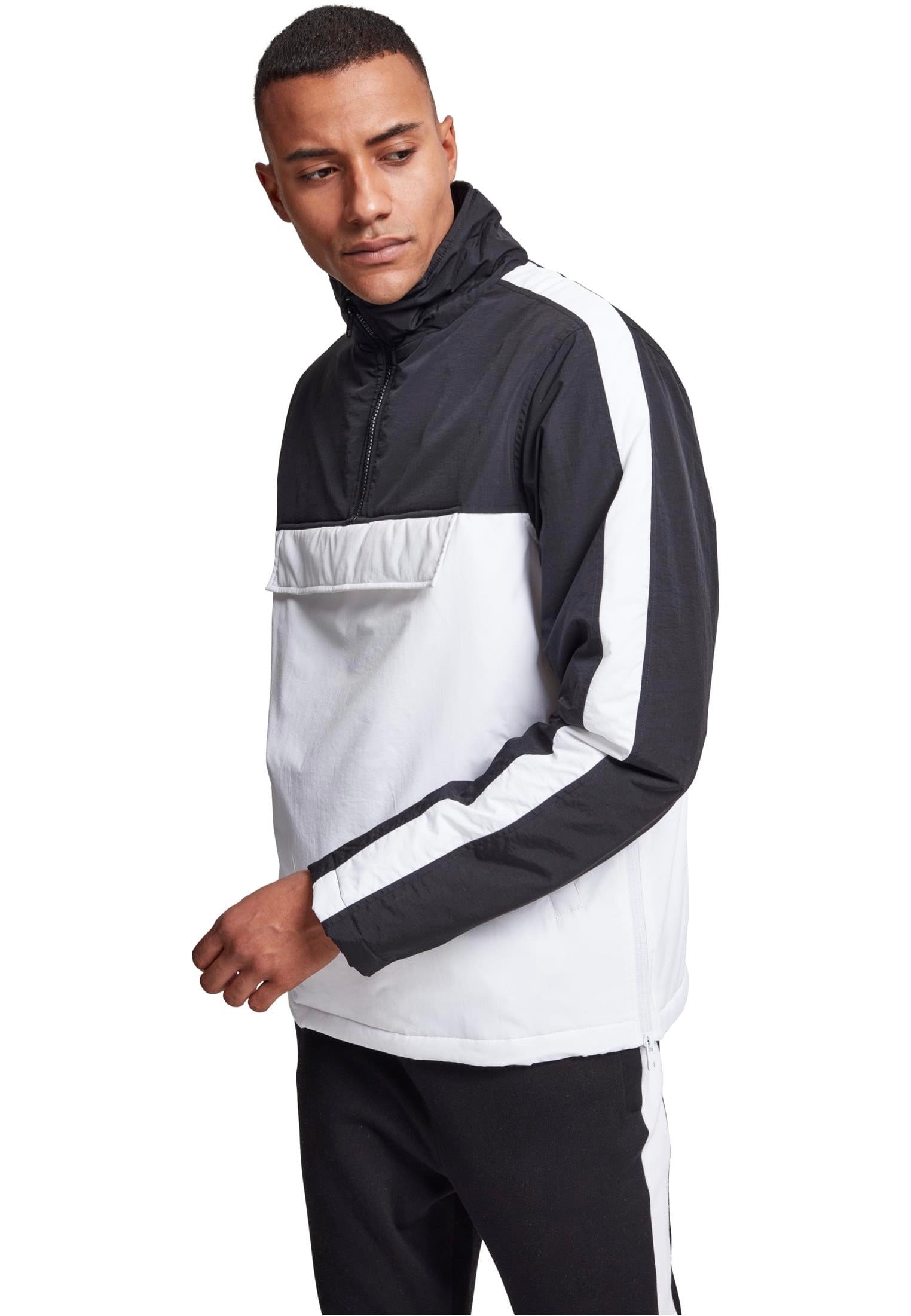 Urban Classics - 2-Tone Padded Pull Over White/Black - Jacket | Men-Image