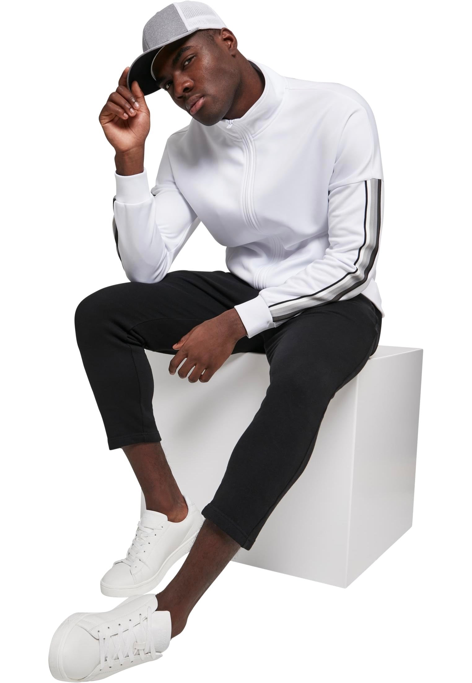 Urban Classics - Sleeve Taped White/Grey - Track Jacket | Men-Image
