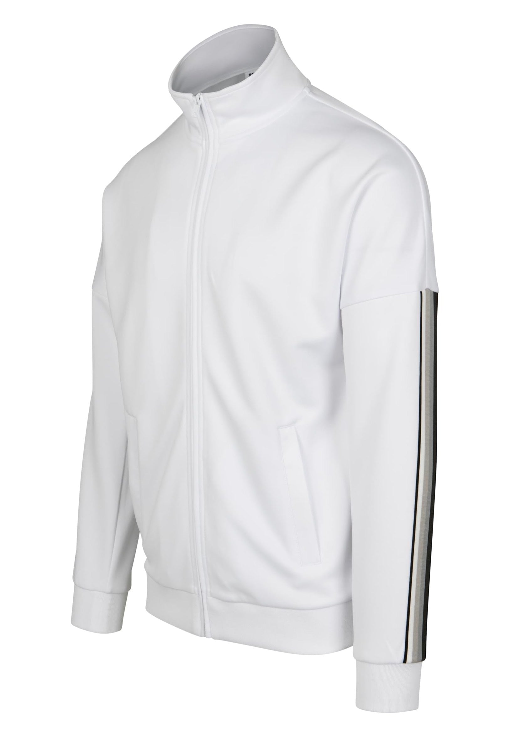 Urban Classics - Sleeve Taped White/Grey - Track Jacket | Men-Image