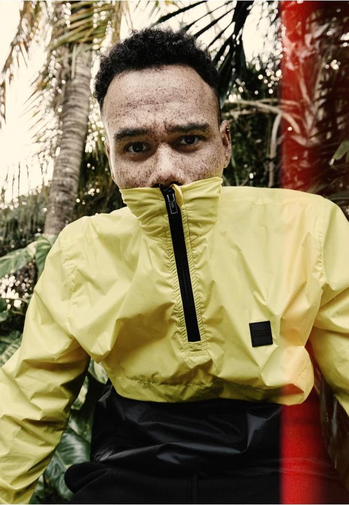 Urban Classics - Stand Up Collar Brightyellow/Black - Jacket | Men-Image