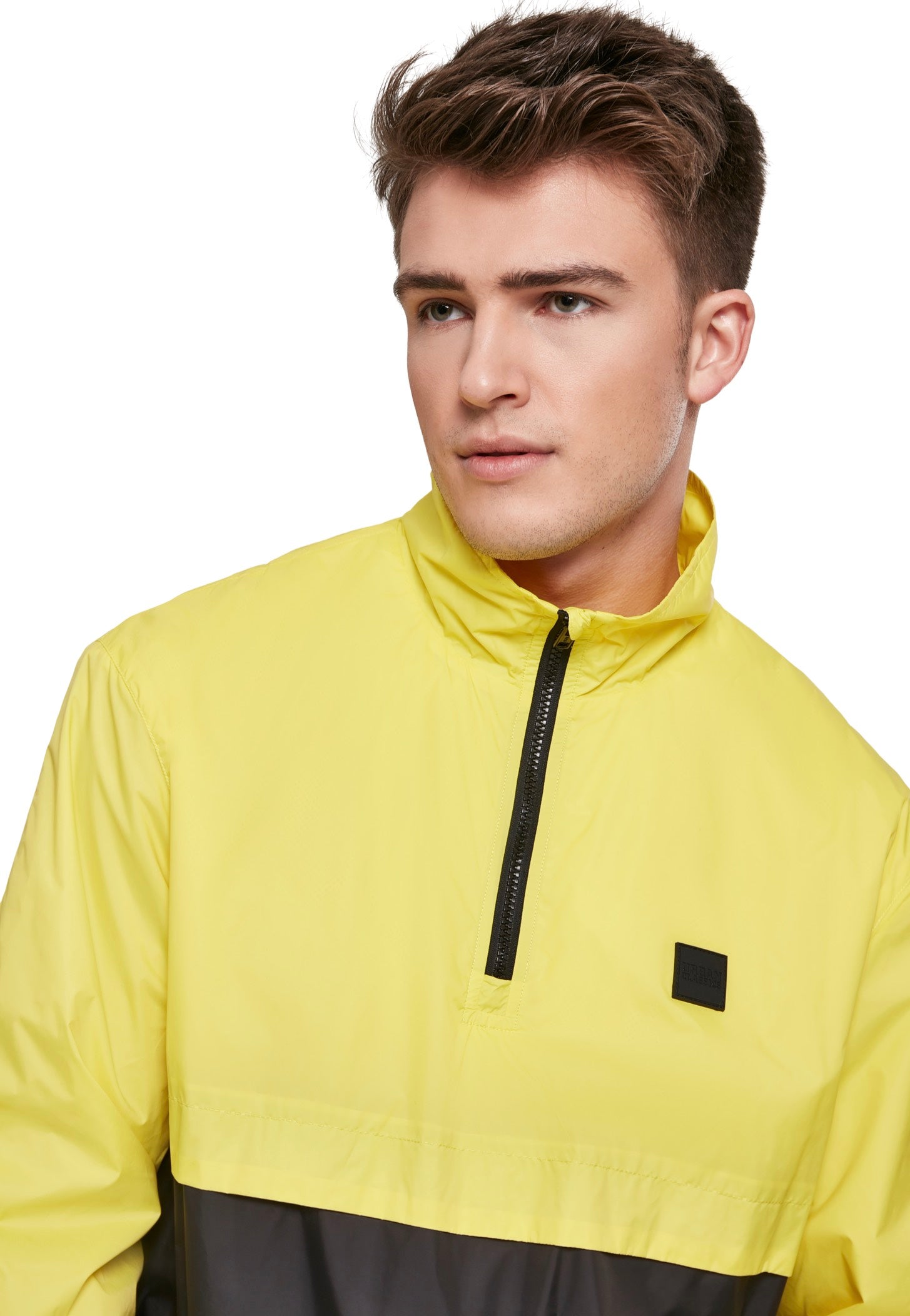Urban Classics - Stand Up Collar Brightyellow/Black - Jacket | Men-Image