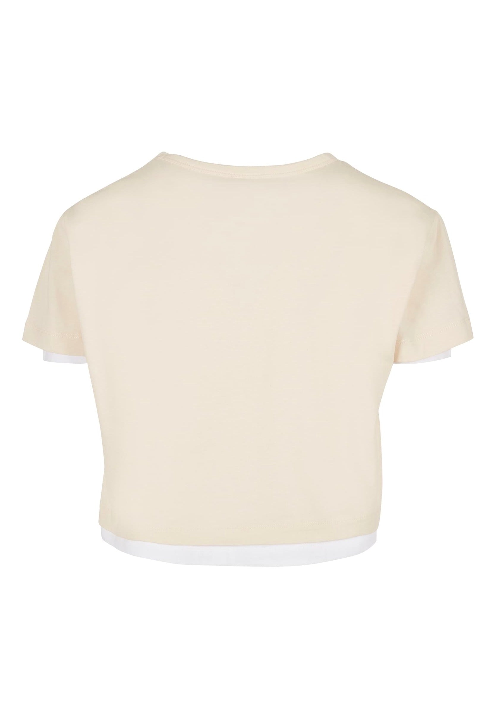 Urban Classics - Ladies Full Double Layered Whitesand/White - T-Shirt | Women-Image