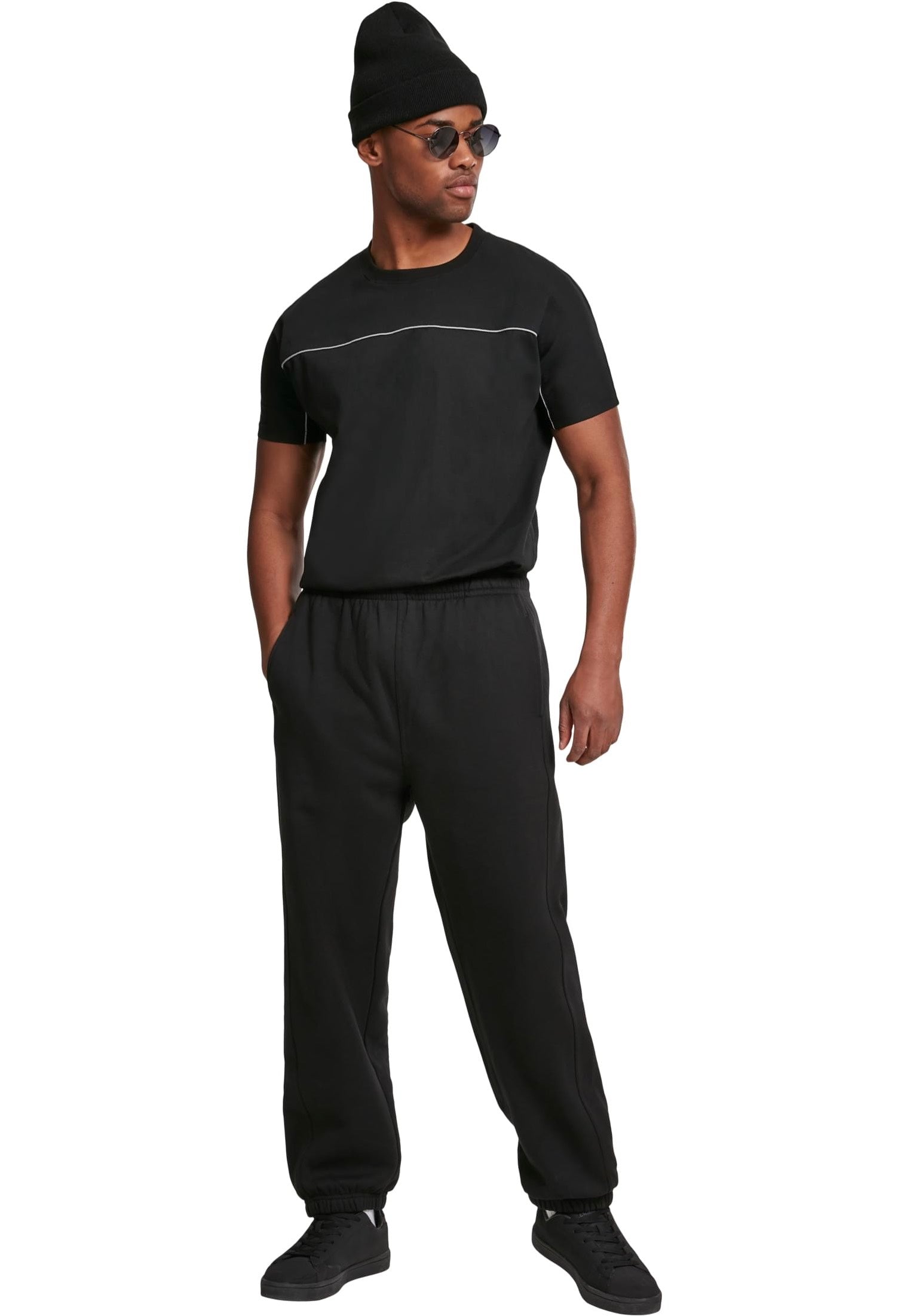 Urban Classics - Reflective Tee Black - T-Shirt | Men-Image