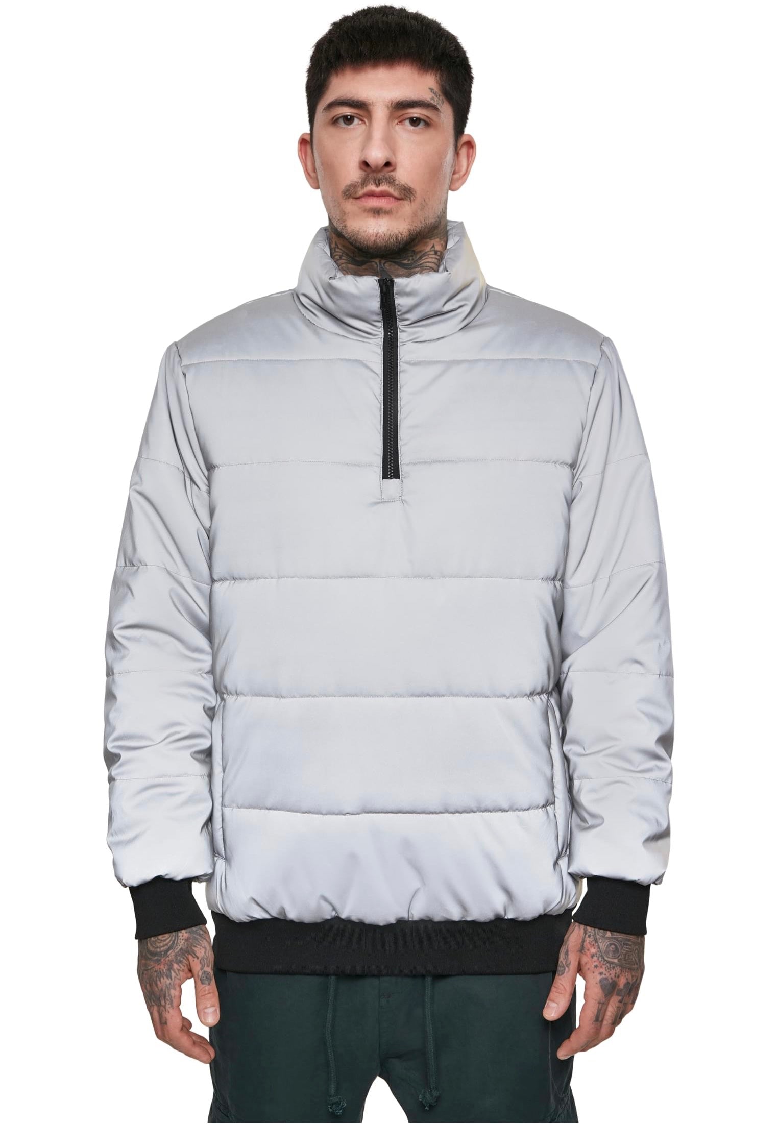 Urban Classics - Reflective Pullover Silver - Jacket | Men-Image