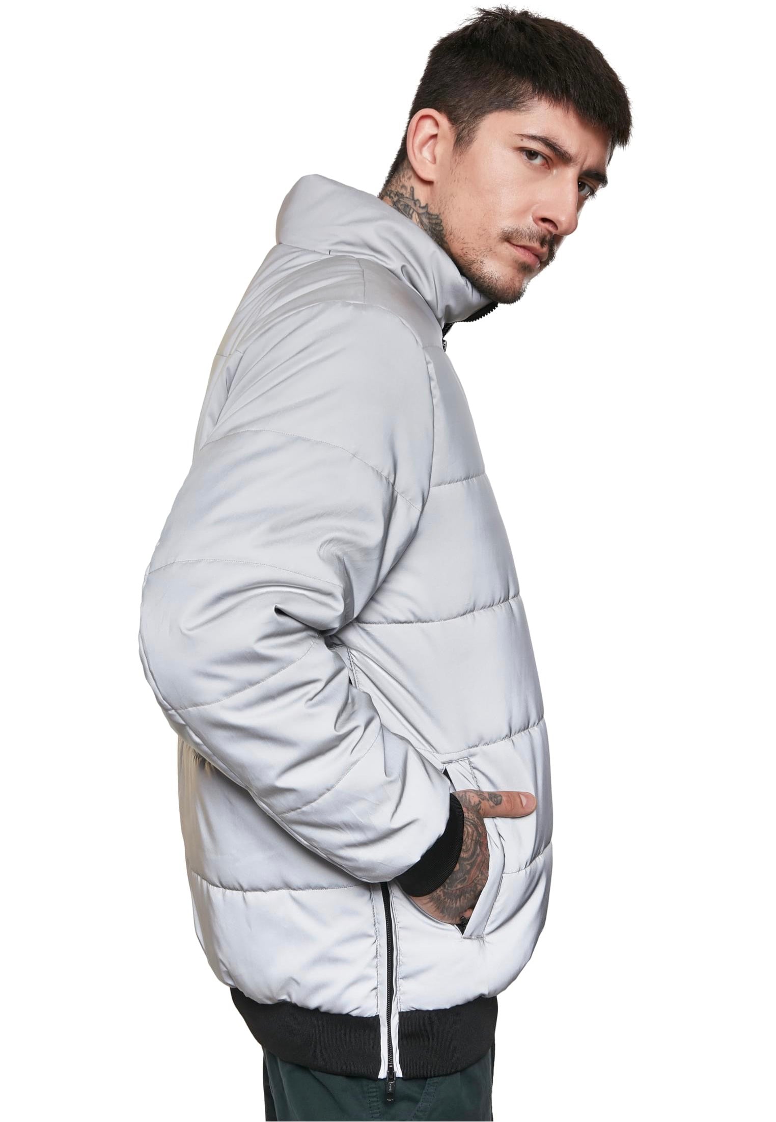 Urban Classics - Reflective Pullover Silver - Jacket | Men-Image