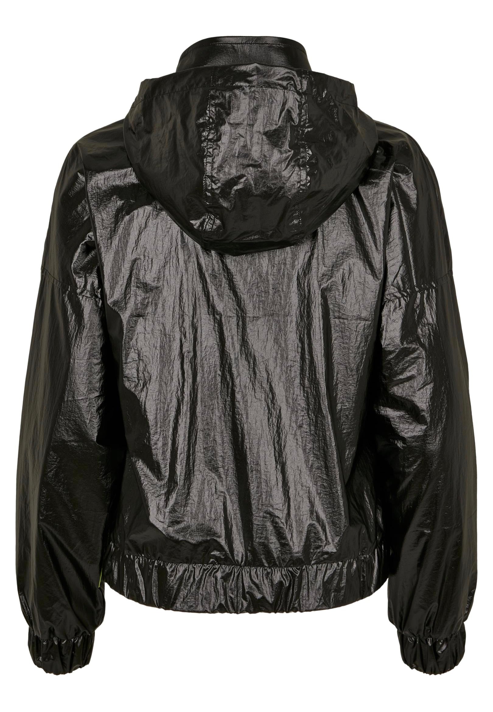 Urban Classics - Ladies Vanish Crinkle Pull Over Black - Windbreaker | Women-Image