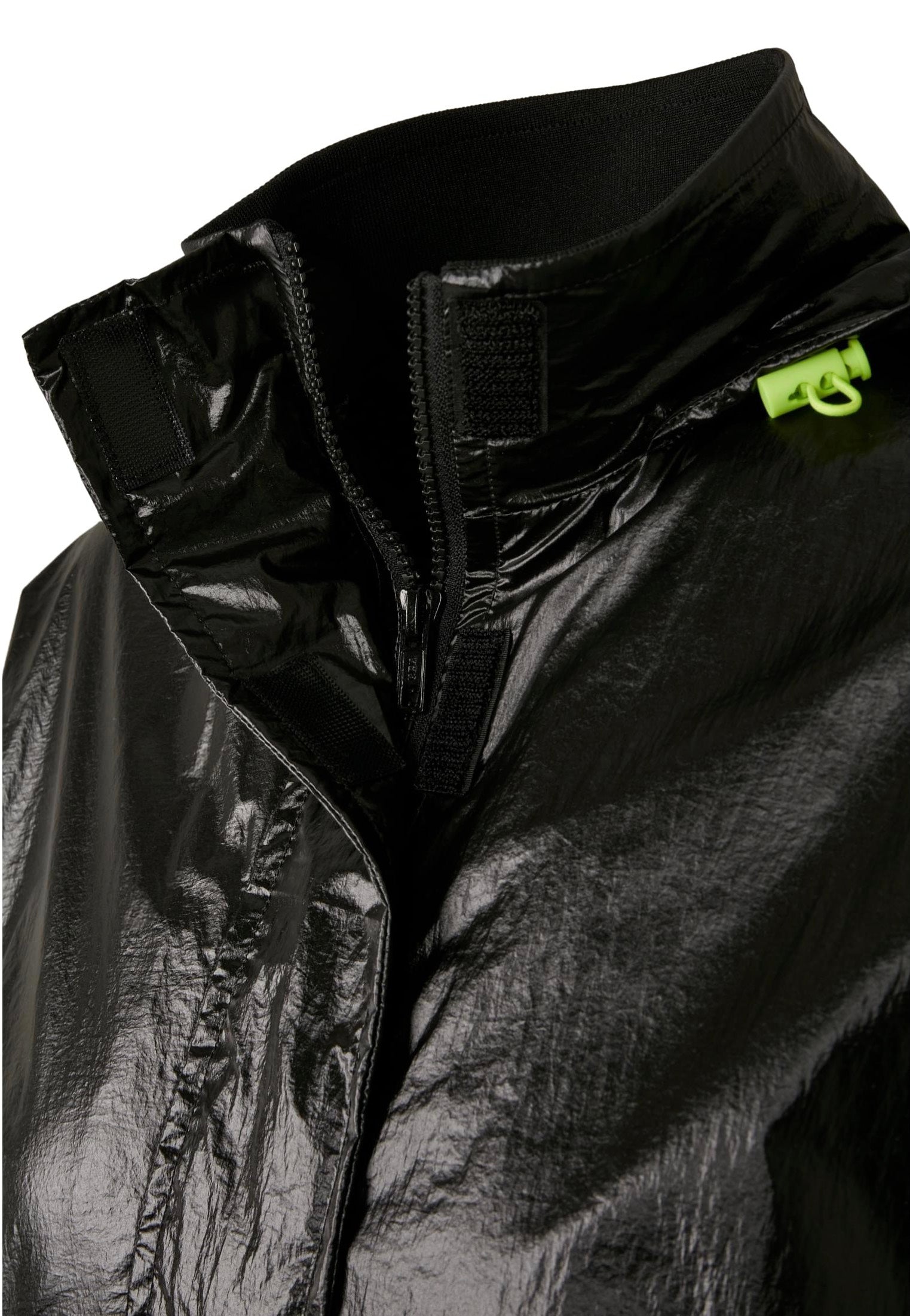 Urban Classics - Ladies Vanish Crinkle Pull Over Black - Windbreaker | Women-Image