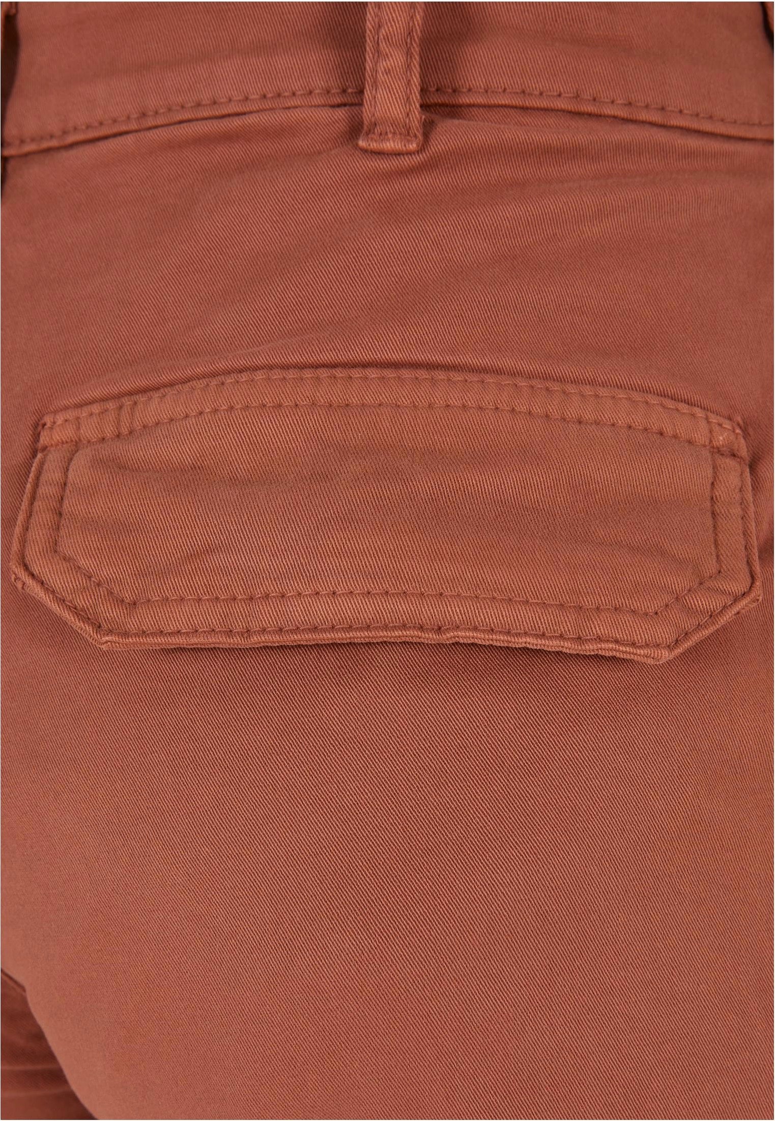 Urban Classics - Ladies High Waist Cargo Terracotta - Shorts | Women-Image