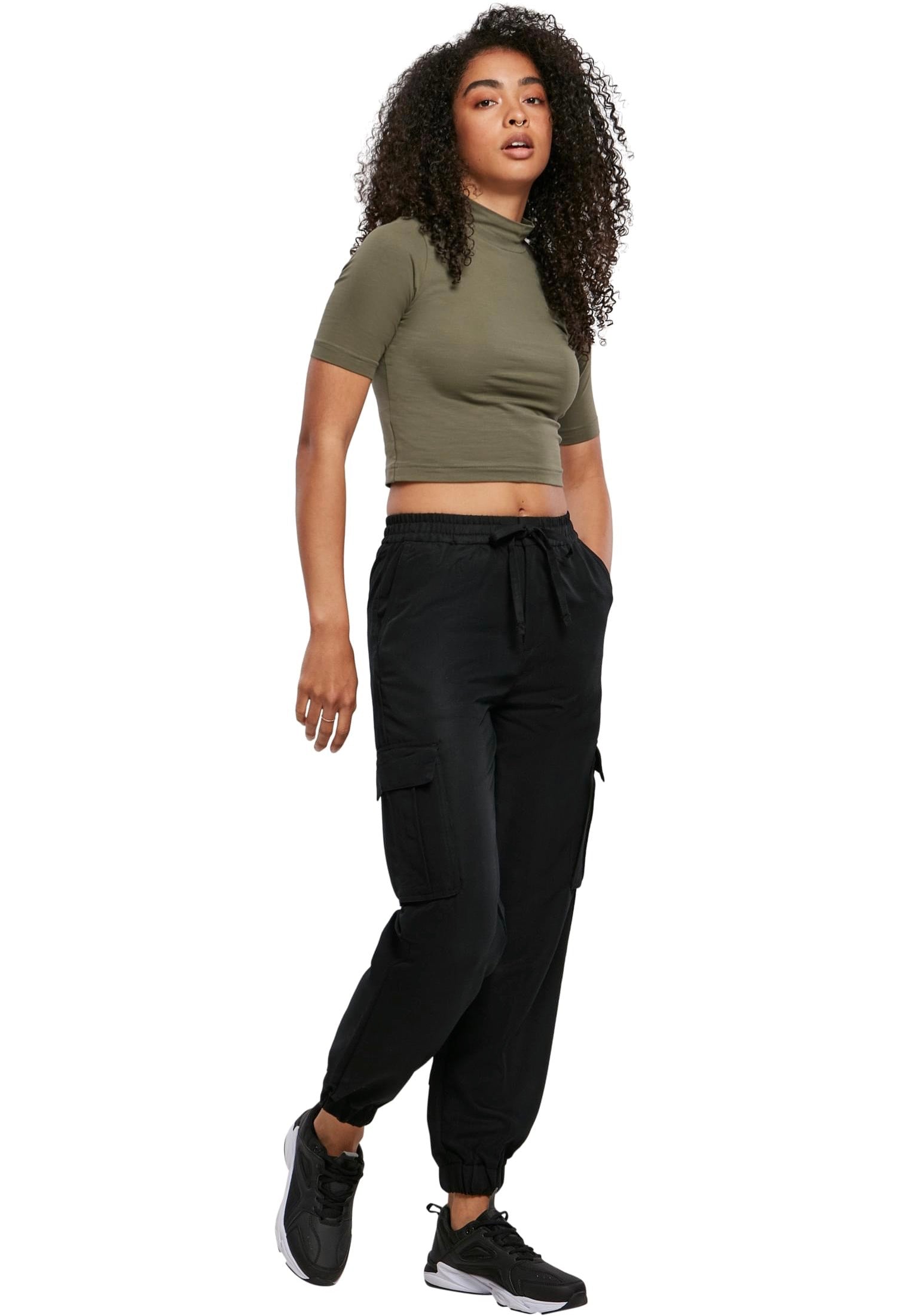 Urban Classics - Ladies Viscose Twill Black - Pants | Women-Image