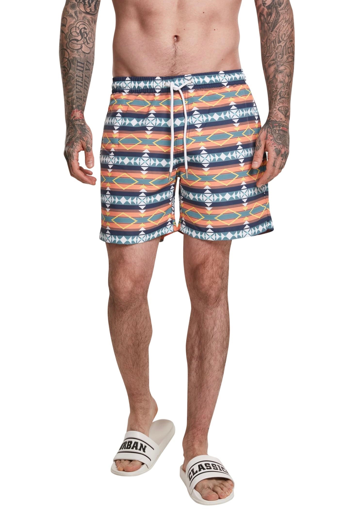 Urban Classics - Inka Swim White - Board Shorts | Men-Image
