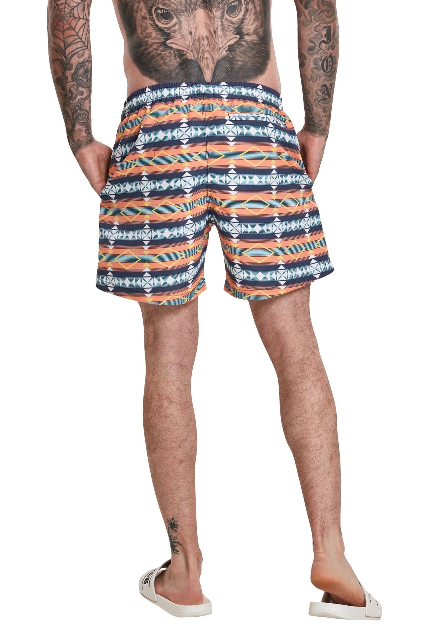 Urban Classics - Inka Swim White - Board Shorts | Men-Image