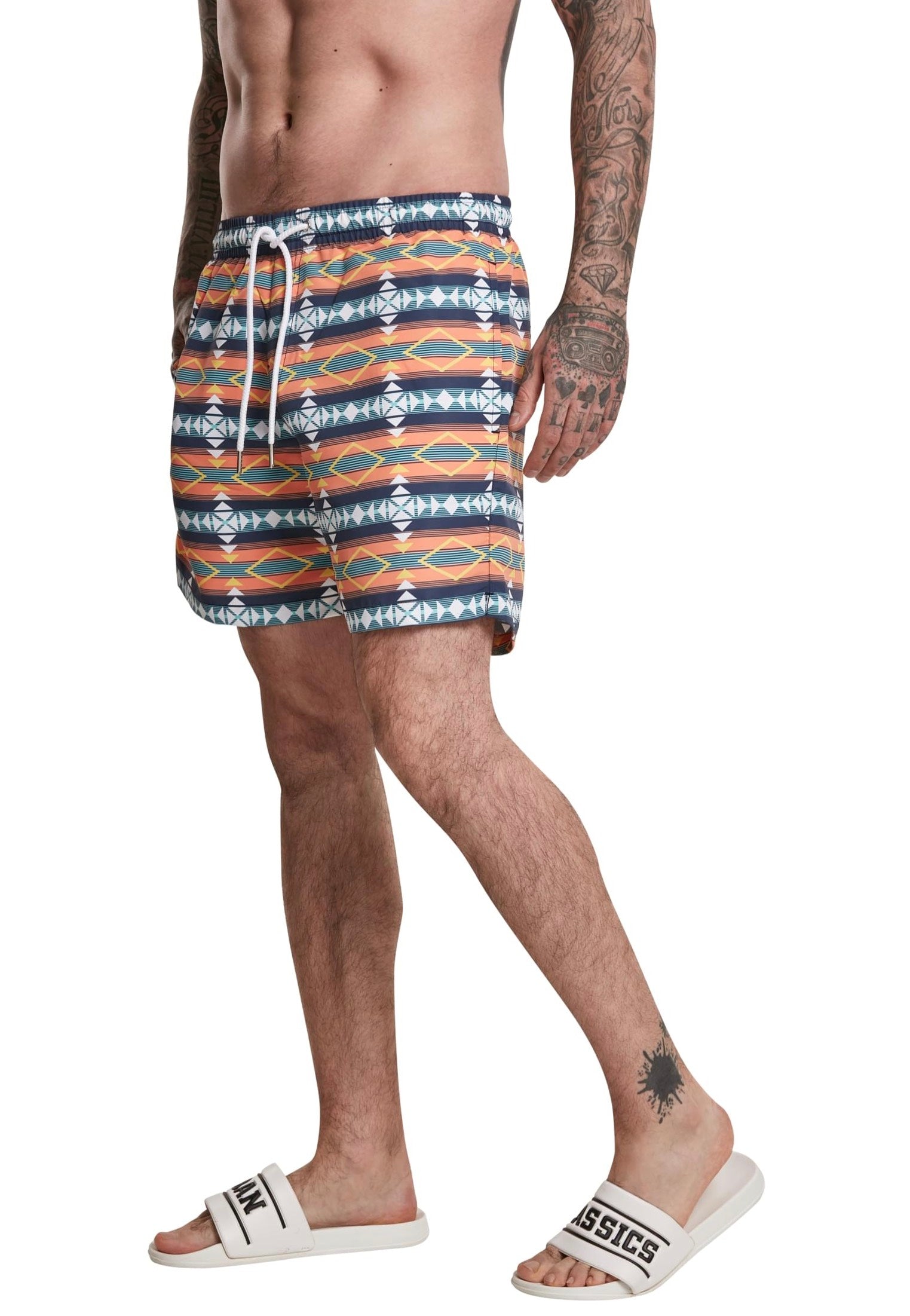 Urban Classics - Inka Swim White - Board Shorts | Men-Image