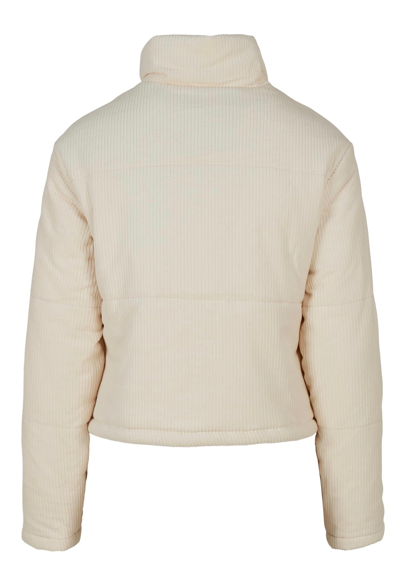 Urban Classics - Ladies Corduroy Puffer White Sand - Jacket | Women-Image