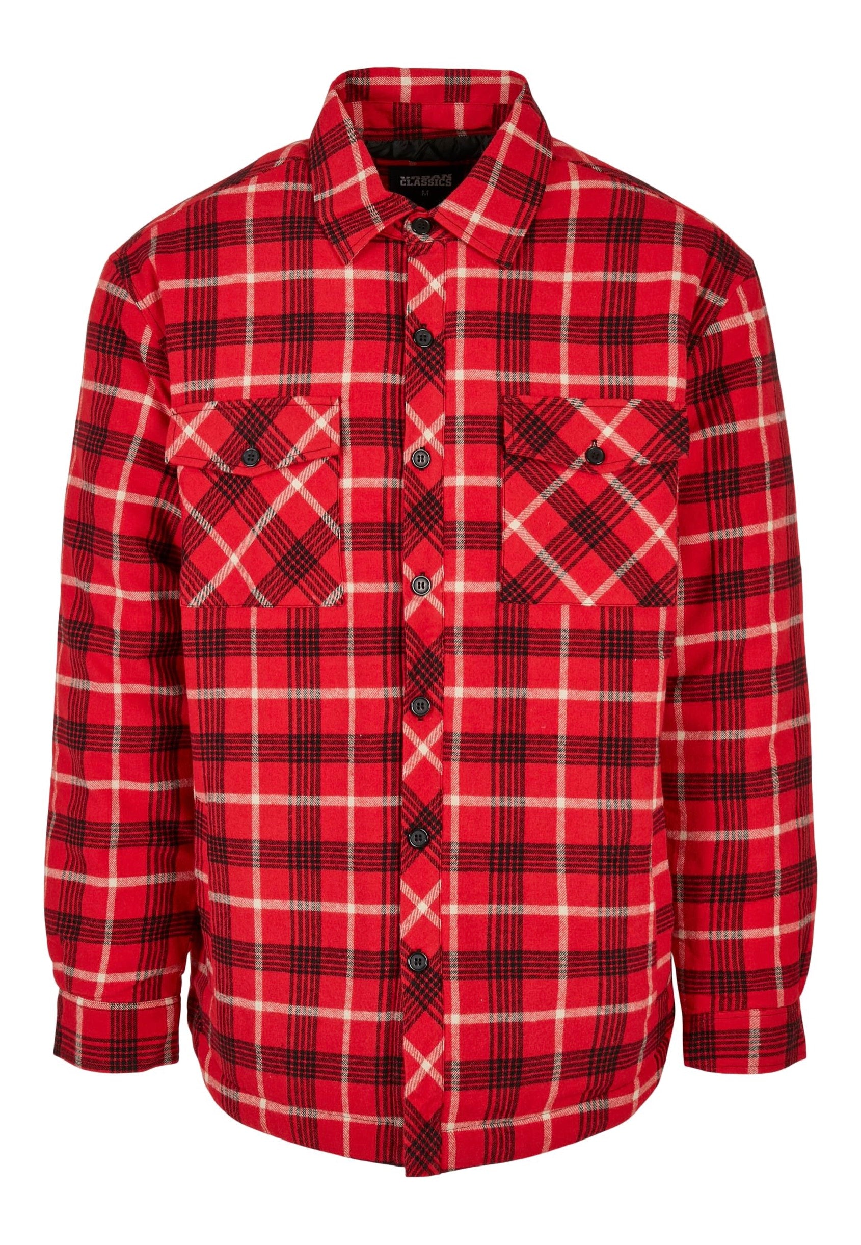 Urban Classics - Plaid Quilted Red/Black - Jacket | Men-Image