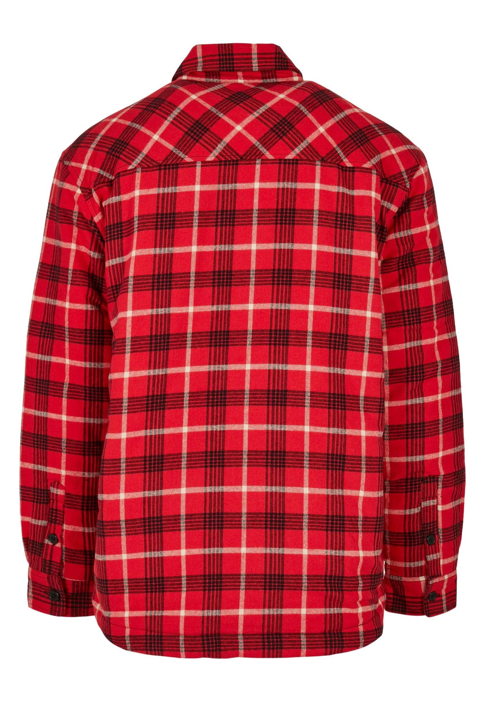 Urban Classics - Plaid Quilted Red/Black - Jacket | Men-Image