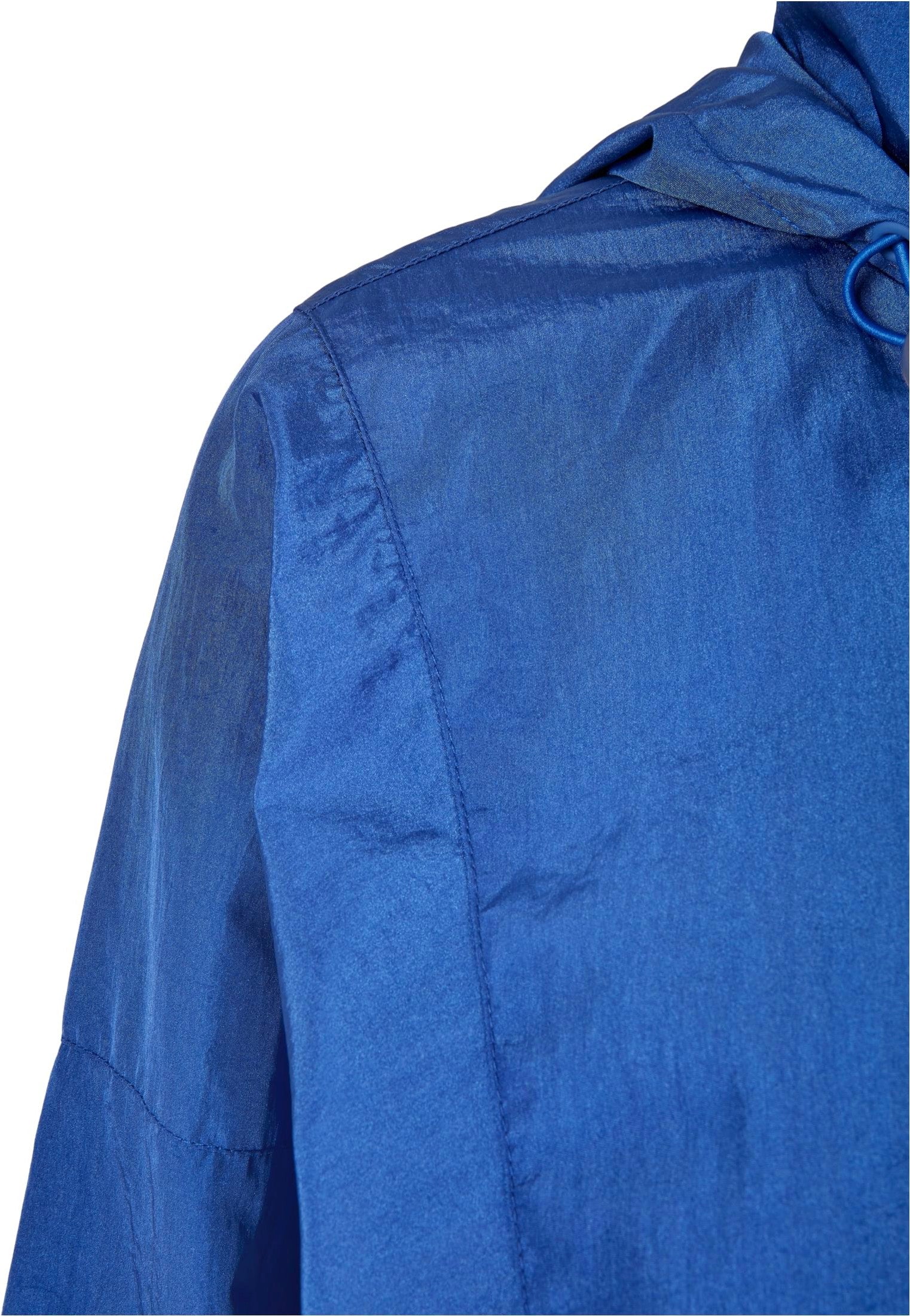 Urban Classics - Ladies Oversized Shiny Crinkle Nylon Sporty Blue - Jacket | Women-Image