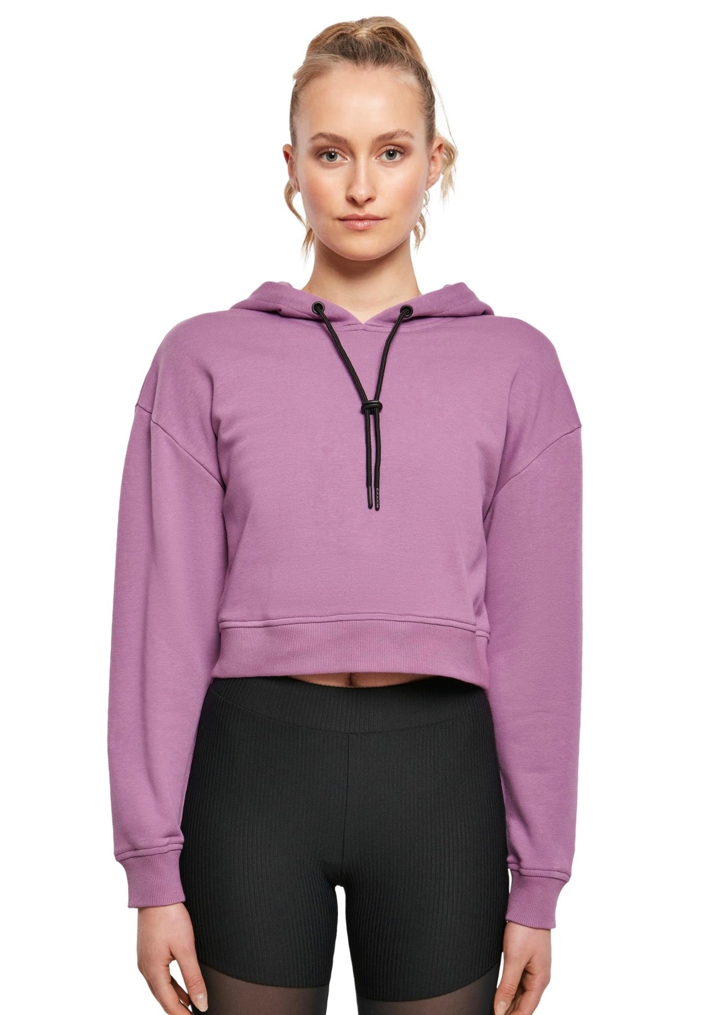 Urban Classics - Ladies Short Terry Duskviolet - Hoodie | Women-Image