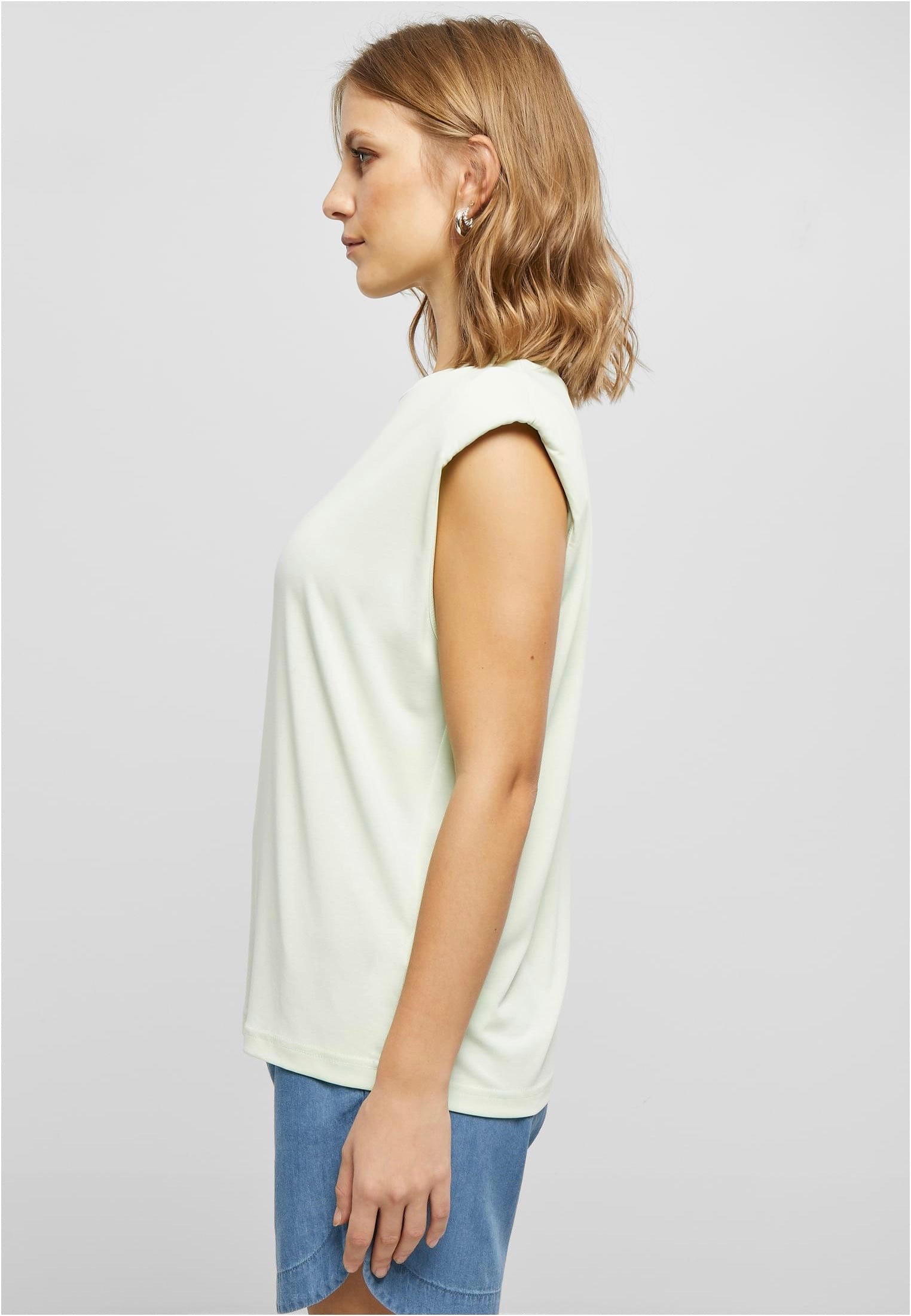 Urban Classics - Ladies Modal Padded Shoulder Tank Lightmint - Tank | Women-Image