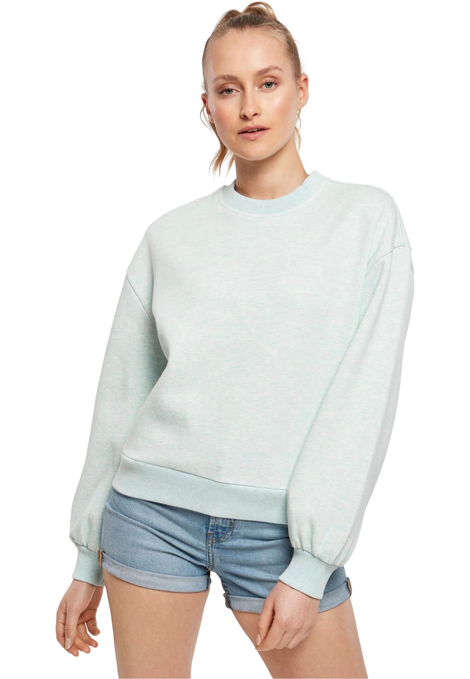 Urban Classics - Ladies Oversized Color Melange Aqua Melange - Sweater | Women-Image