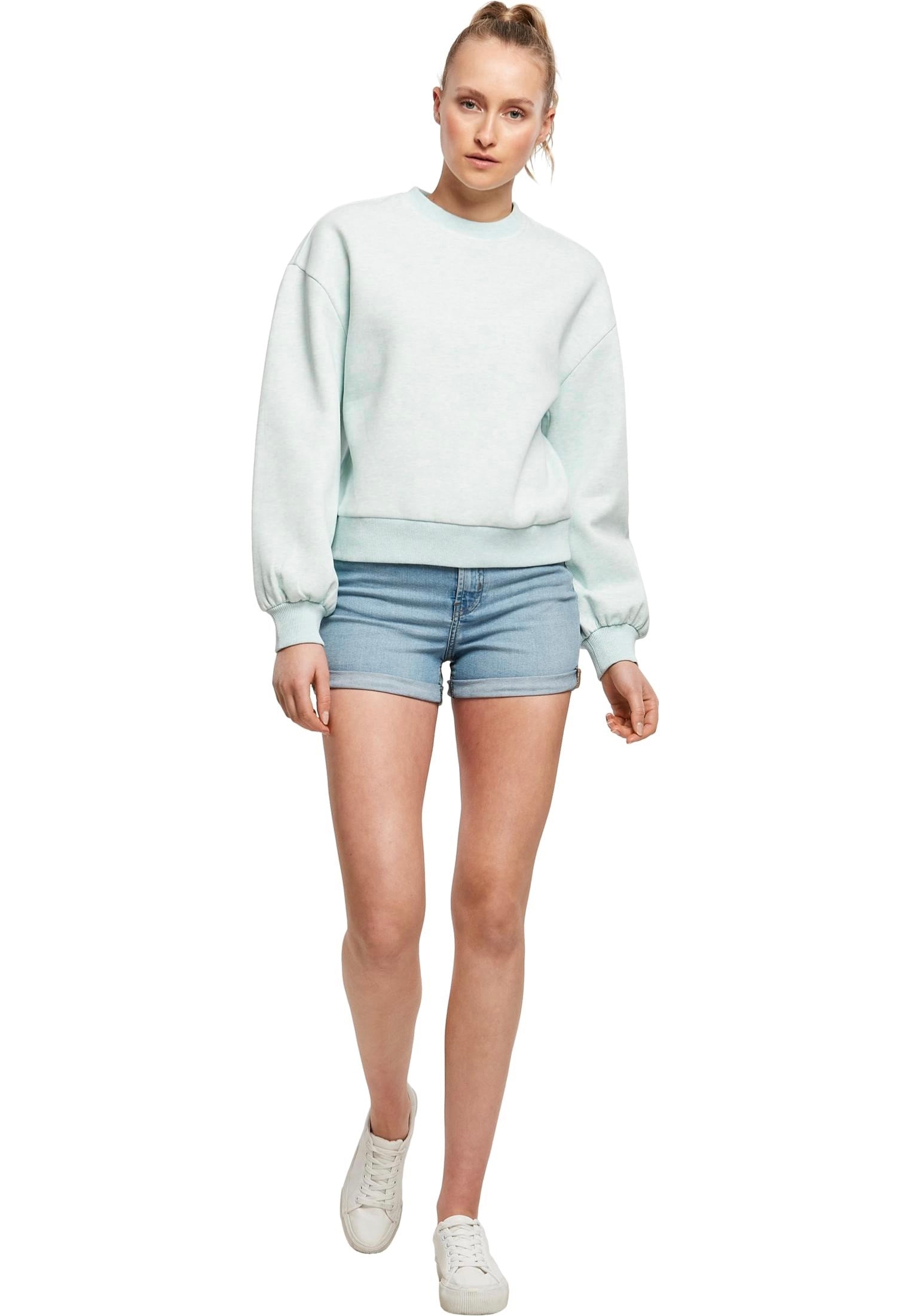 Urban Classics - Ladies Oversized Color Melange Aqua Melange - Sweater | Women-Image