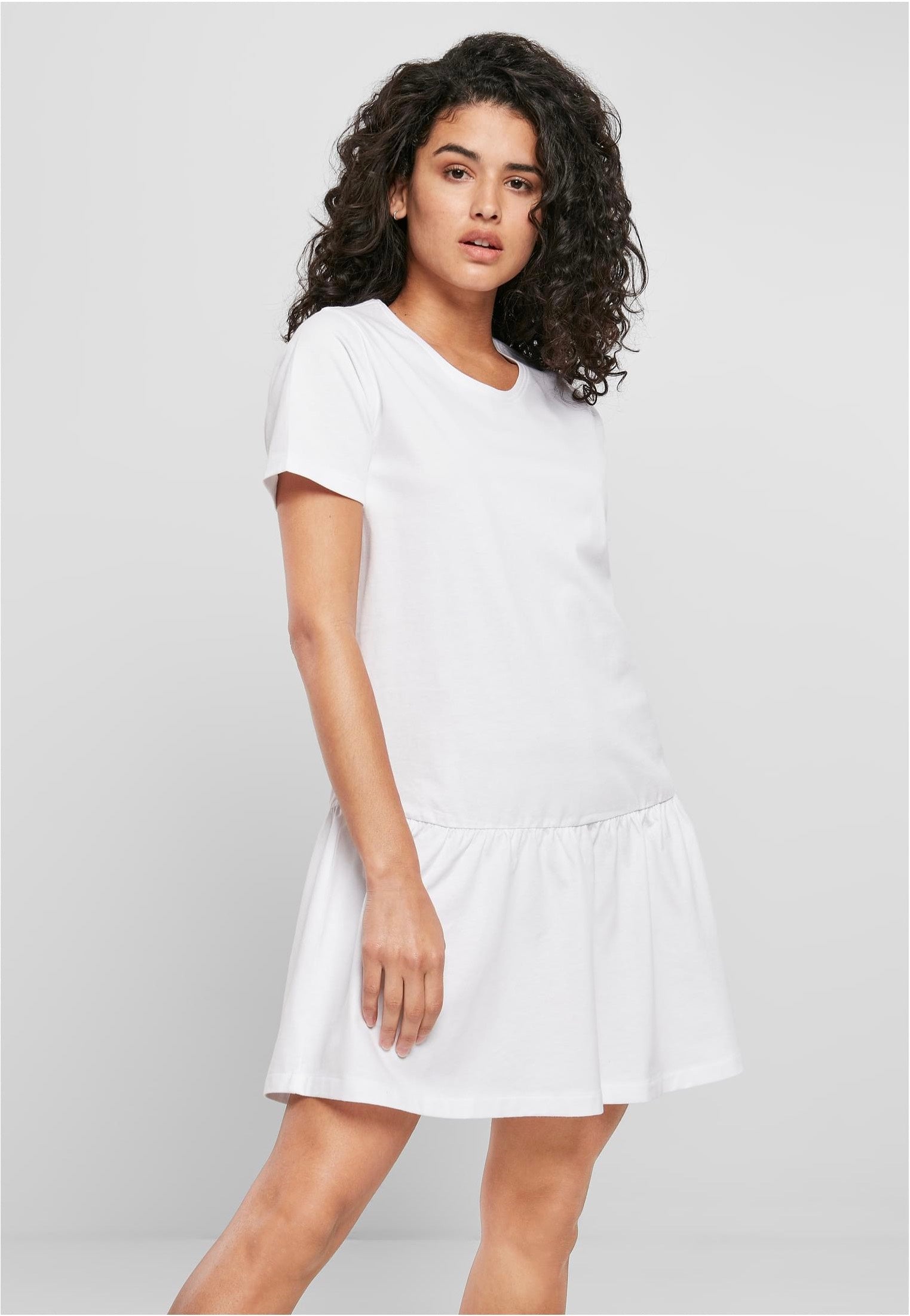 Urban Classics - Ladies Valance Tee White - Dress | Women-Image