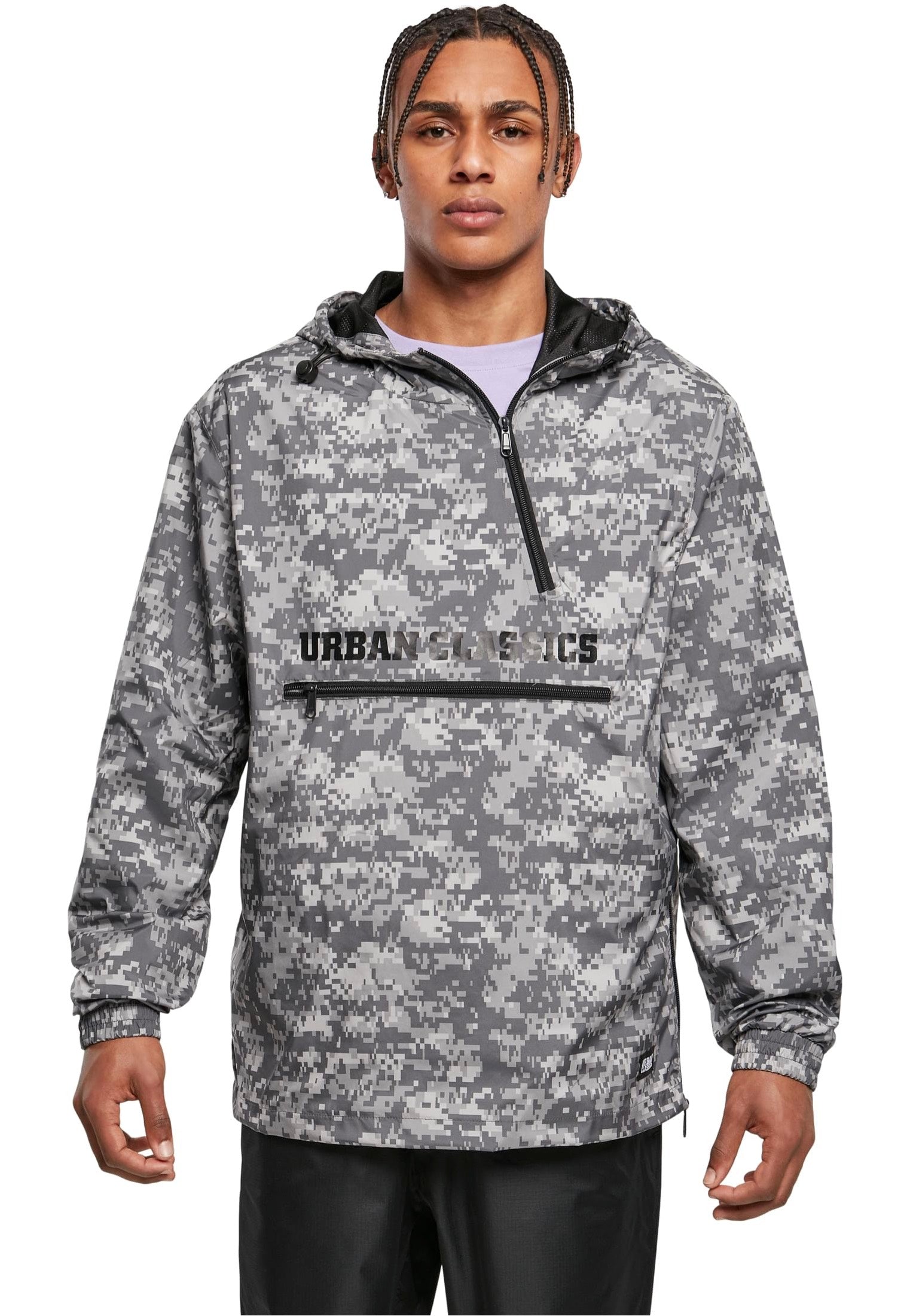Urban Classics - Commuter Pull Over Dark Digital Camo - Jacket | Men-Image