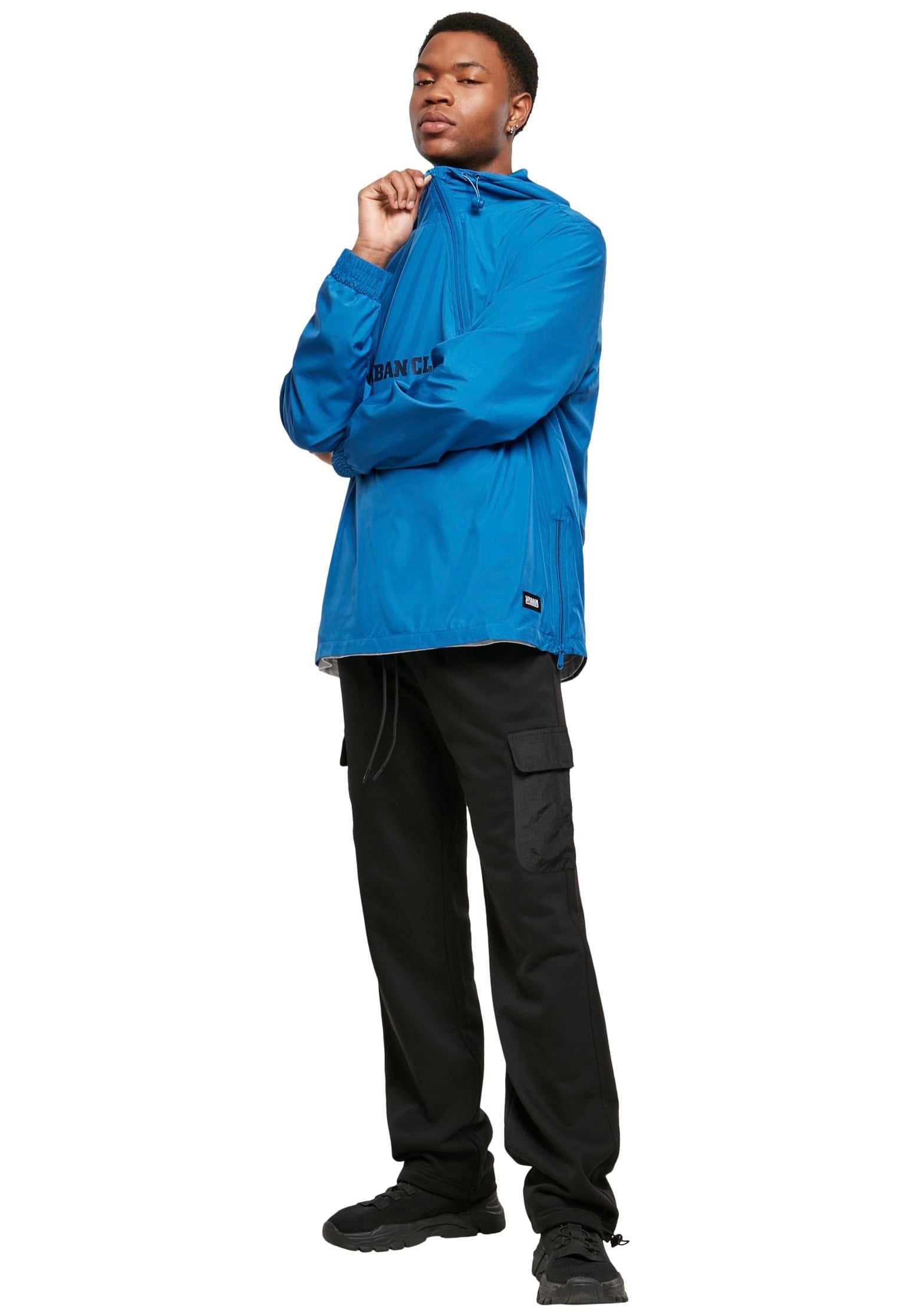 Urban Classics - Commuter Pull Over Sporty Blue - Jacket | Men-Image