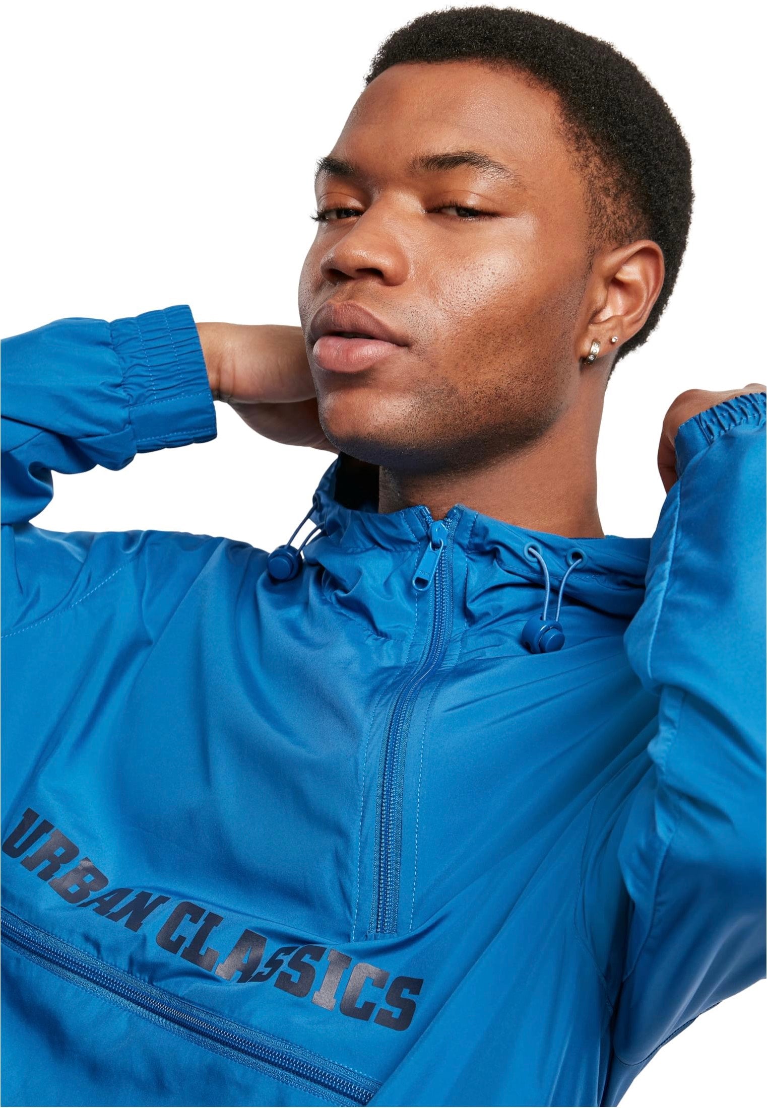 Urban Classics - Commuter Pull Over Sporty Blue - Jacket | Men-Image