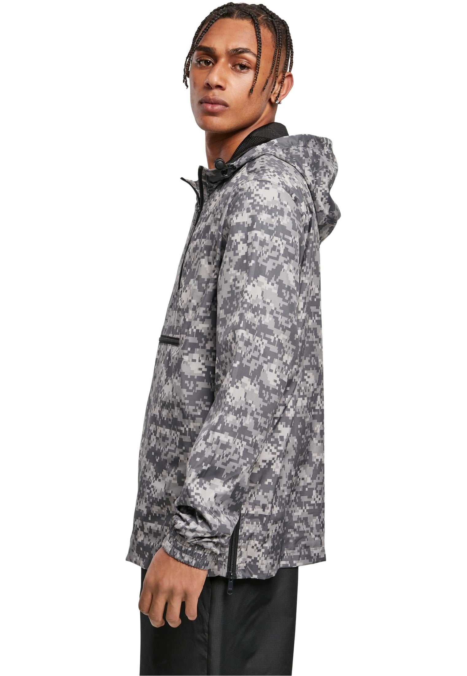 Urban Classics - Commuter Pull Over Dark Digital Camo - Jacket | Men-Image