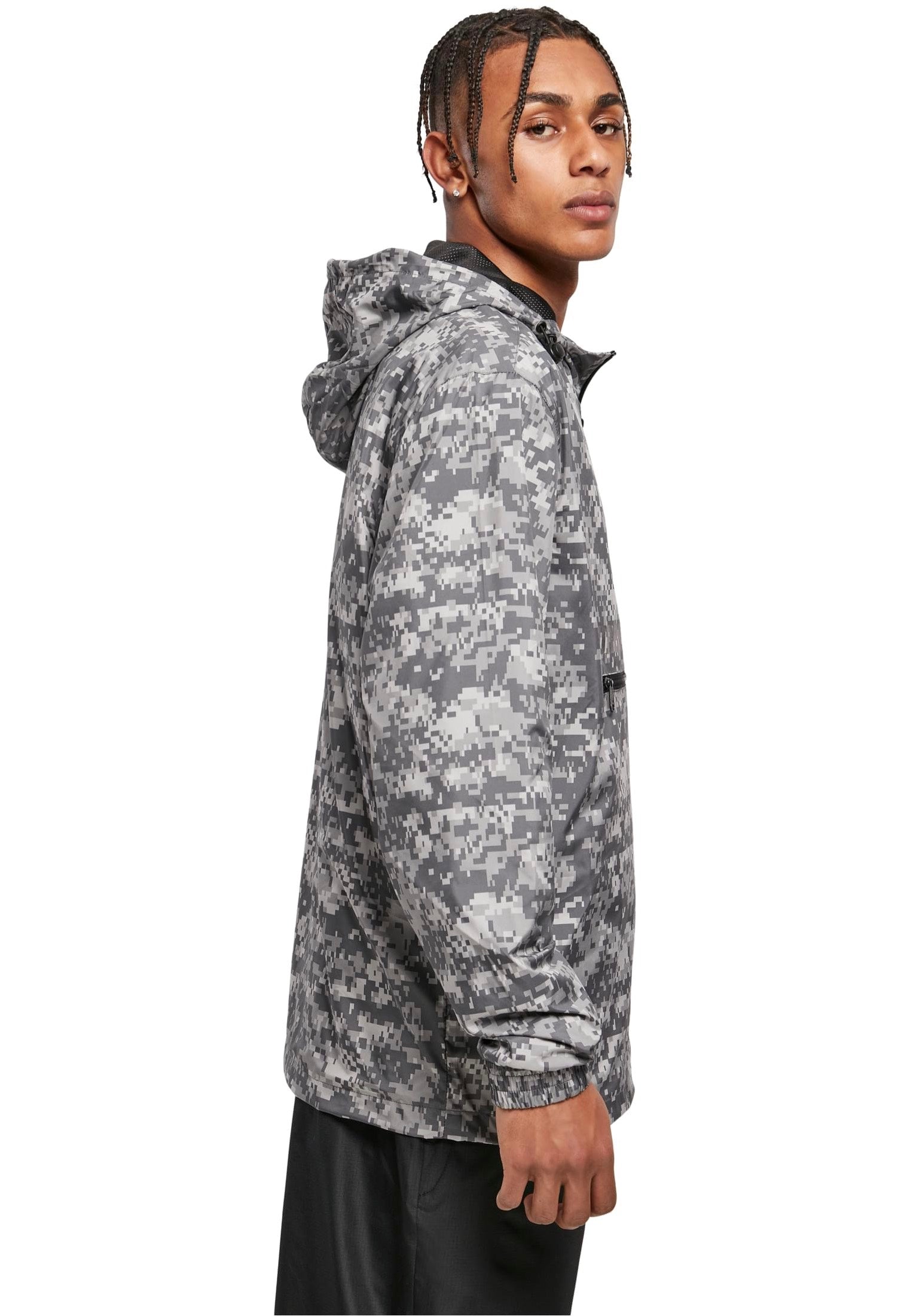 Urban Classics - Commuter Pull Over Dark Digital Camo - Jacket | Men-Image
