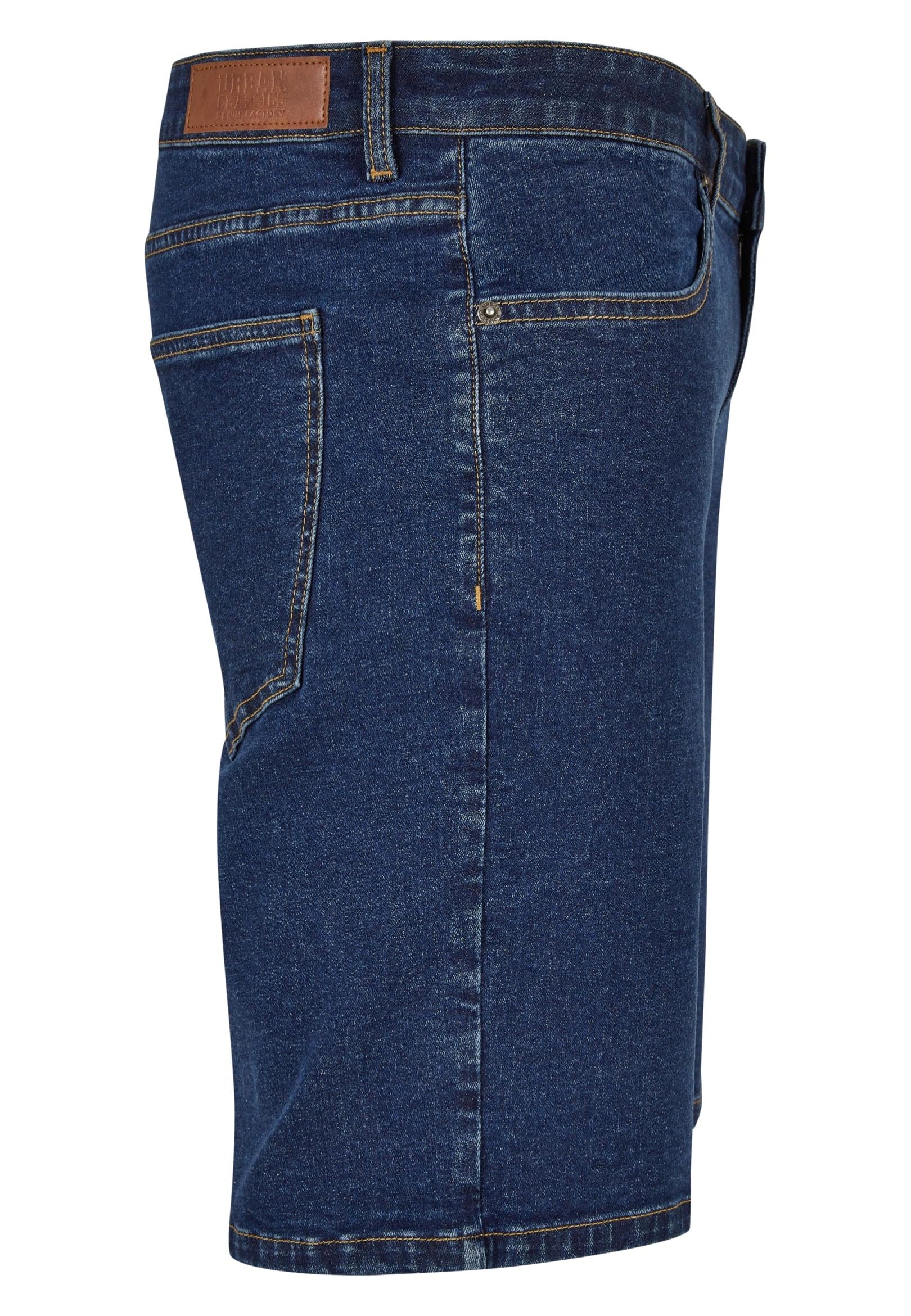Urban Classics - Relaxed Fit Jeans Mid Indigo Washed - Shorts | Men-Image