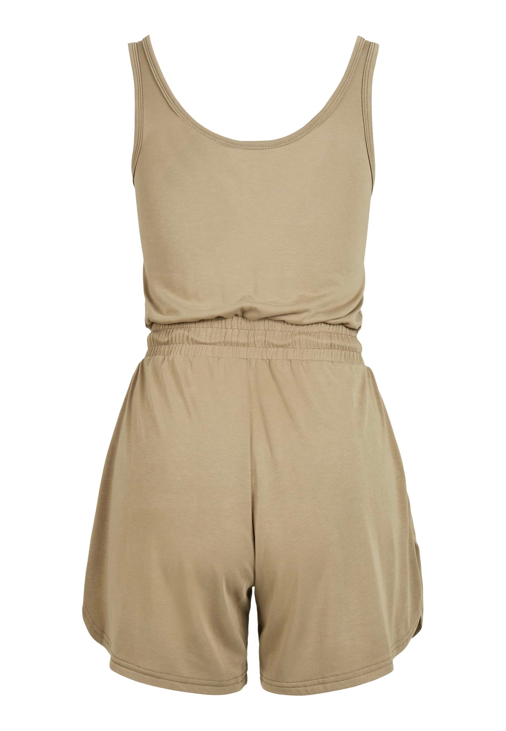 Urban Classics - Ladies Short Sleeveless Modal Khaki - Jumpsuit | Women-Image