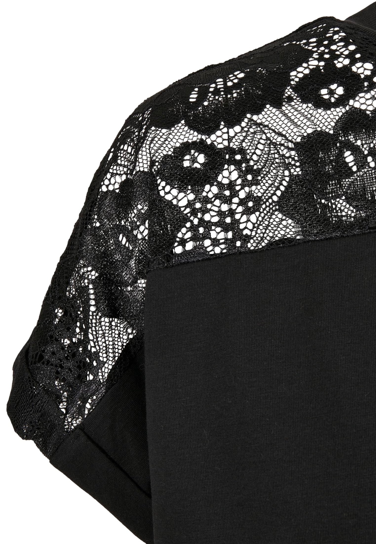 Urban Classics - Ladies Lace Tee Black - Dress | Women-Image