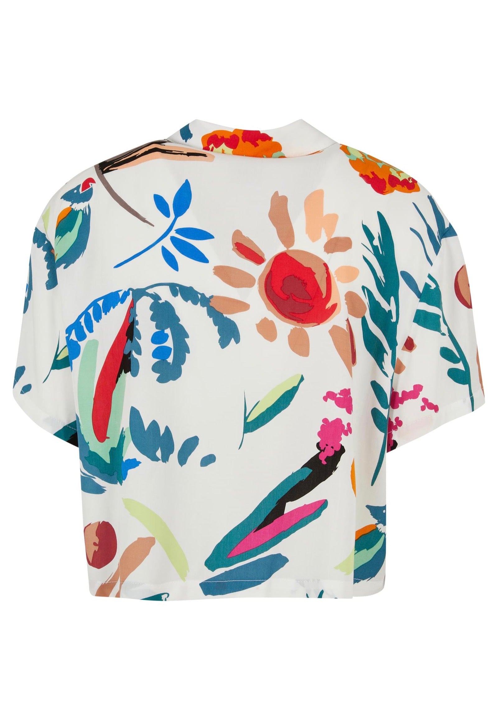 Urban Classics - Ladies Viscose Resort Whitesandfruity - Shirt | Women-Image