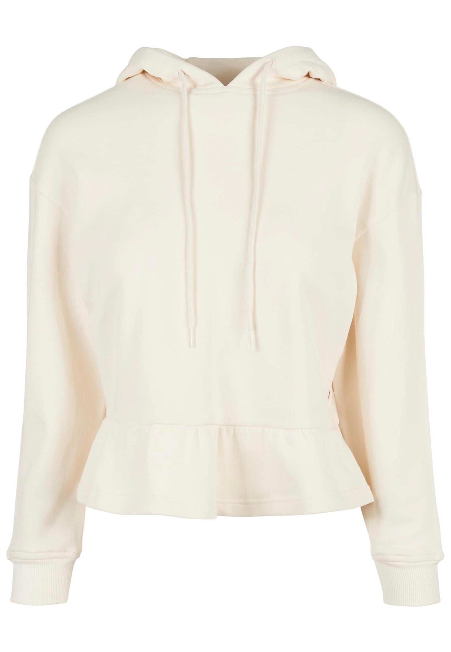 Urban Classics - Ladies Organic Volants Whitesand - Hoodie | Women-Image