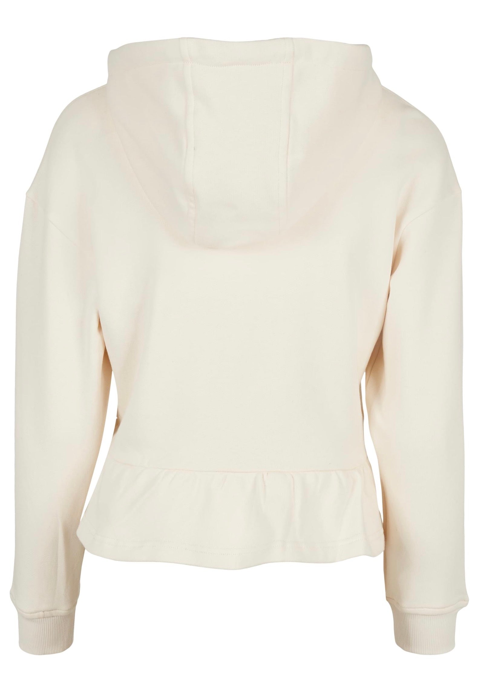 Urban Classics - Ladies Organic Volants Whitesand - Hoodie | Women-Image