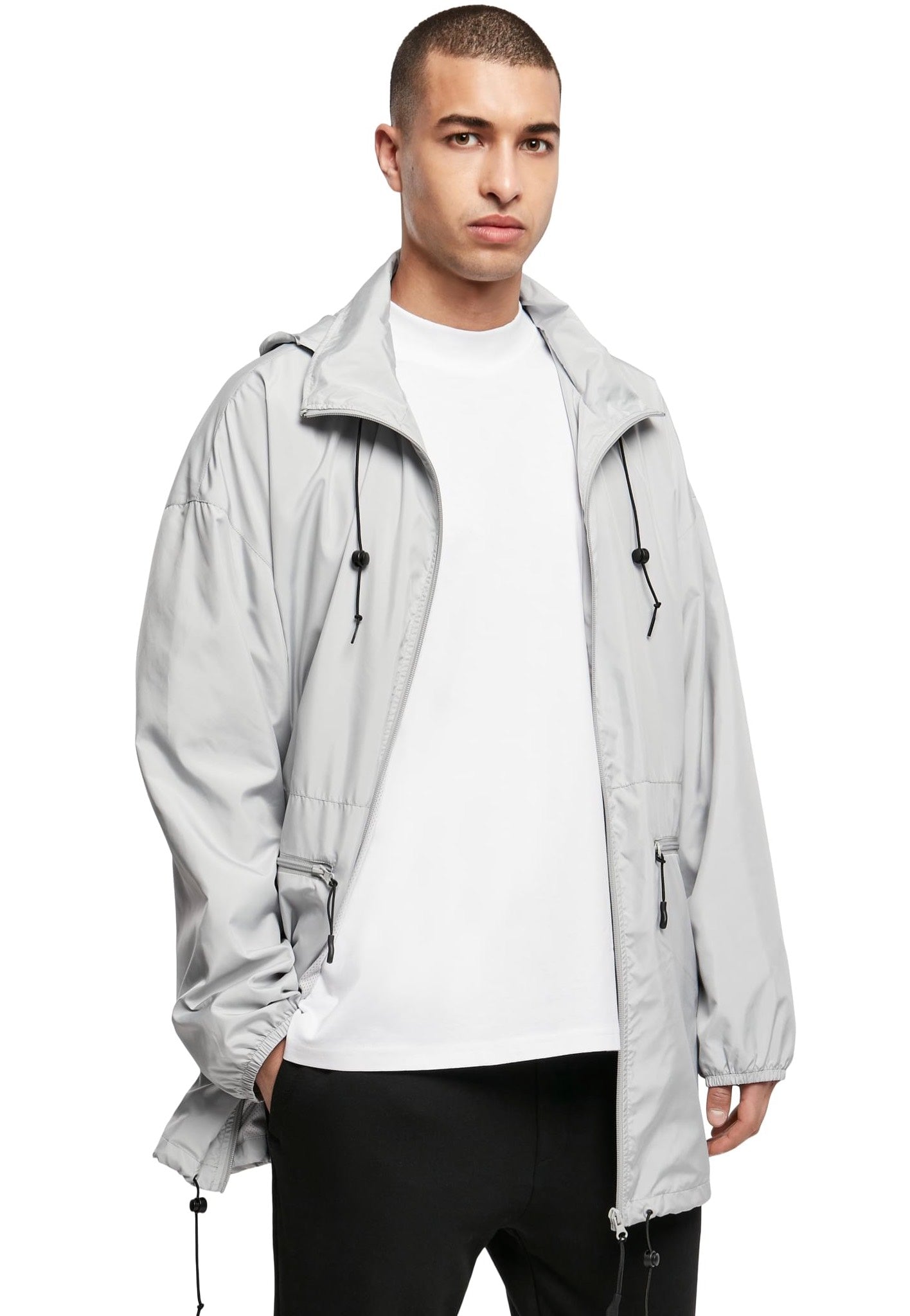 Urban Classics - Oversized Track Lightasphalt - Jacket | Men-Image
