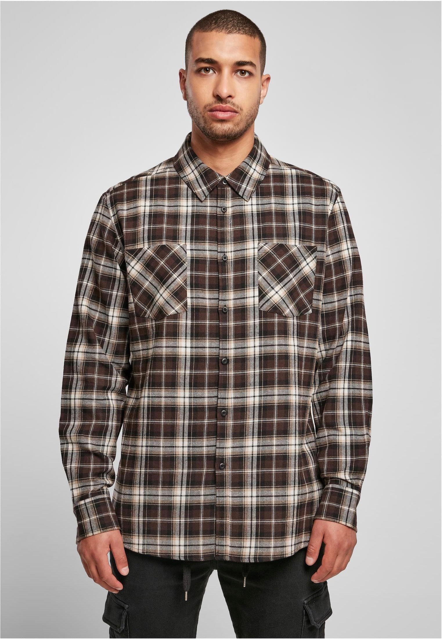 Urban Classics - Checked Roots Dark Ground/Warm Sand - Shirt | Men-Image
