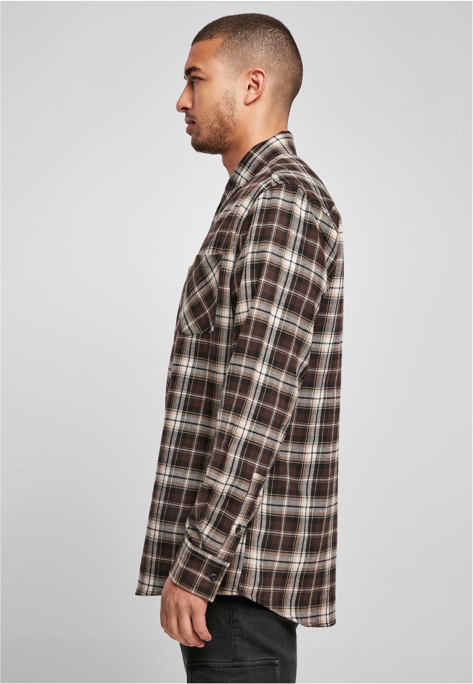 Urban Classics - Checked Roots Dark Ground/Warm Sand - Shirt | Men-Image